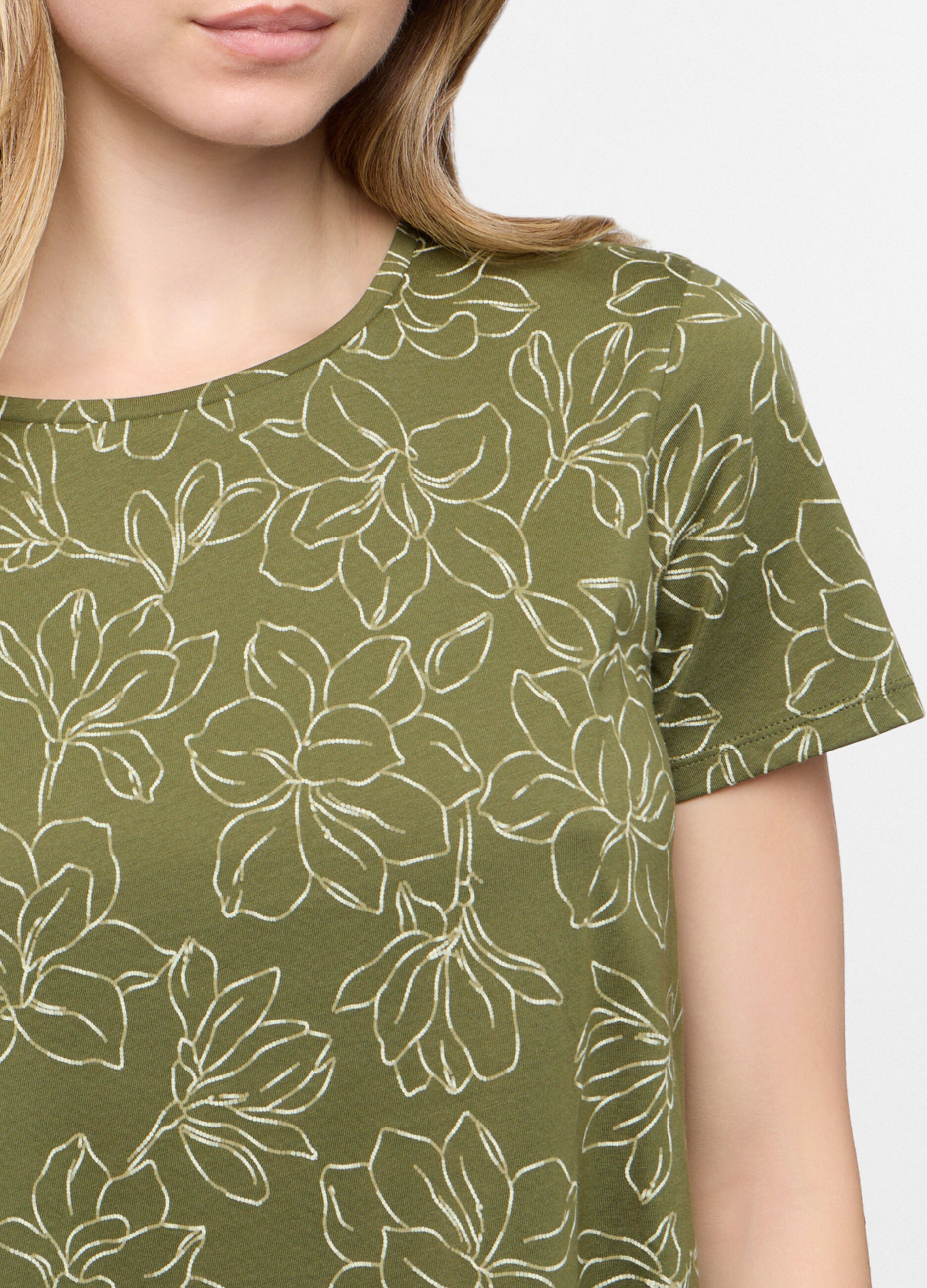 T-shirt girocollo donna_2