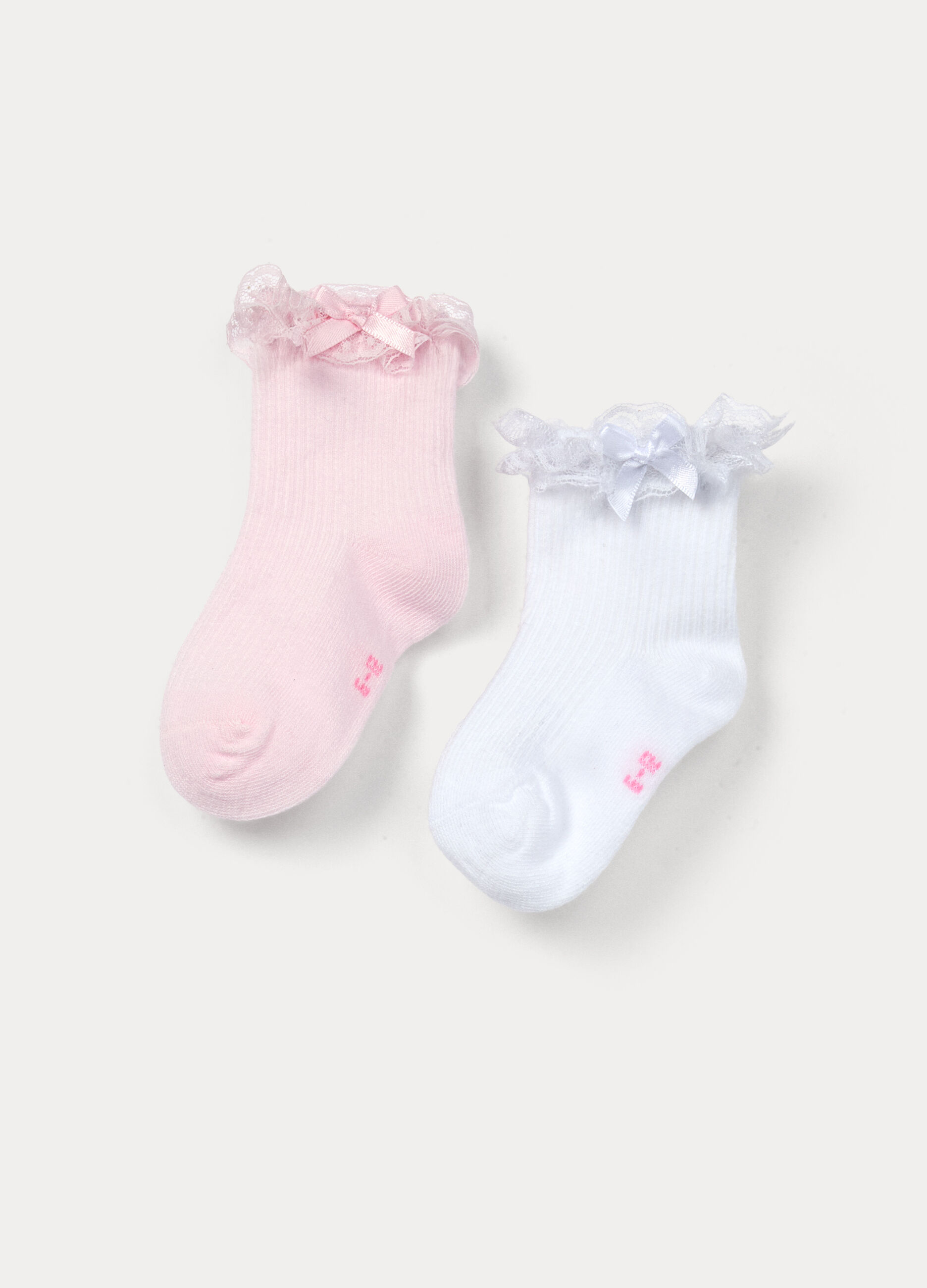 Pack 2 calze con pizzo_1