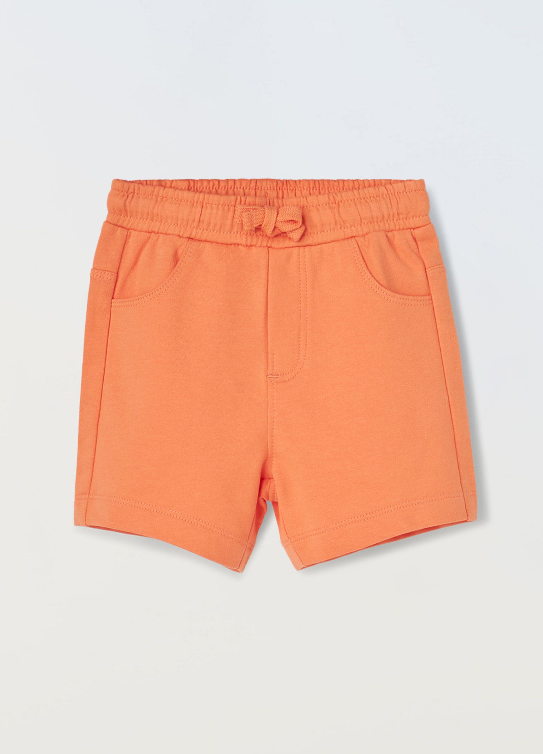 Shorts in puro cotone neonato