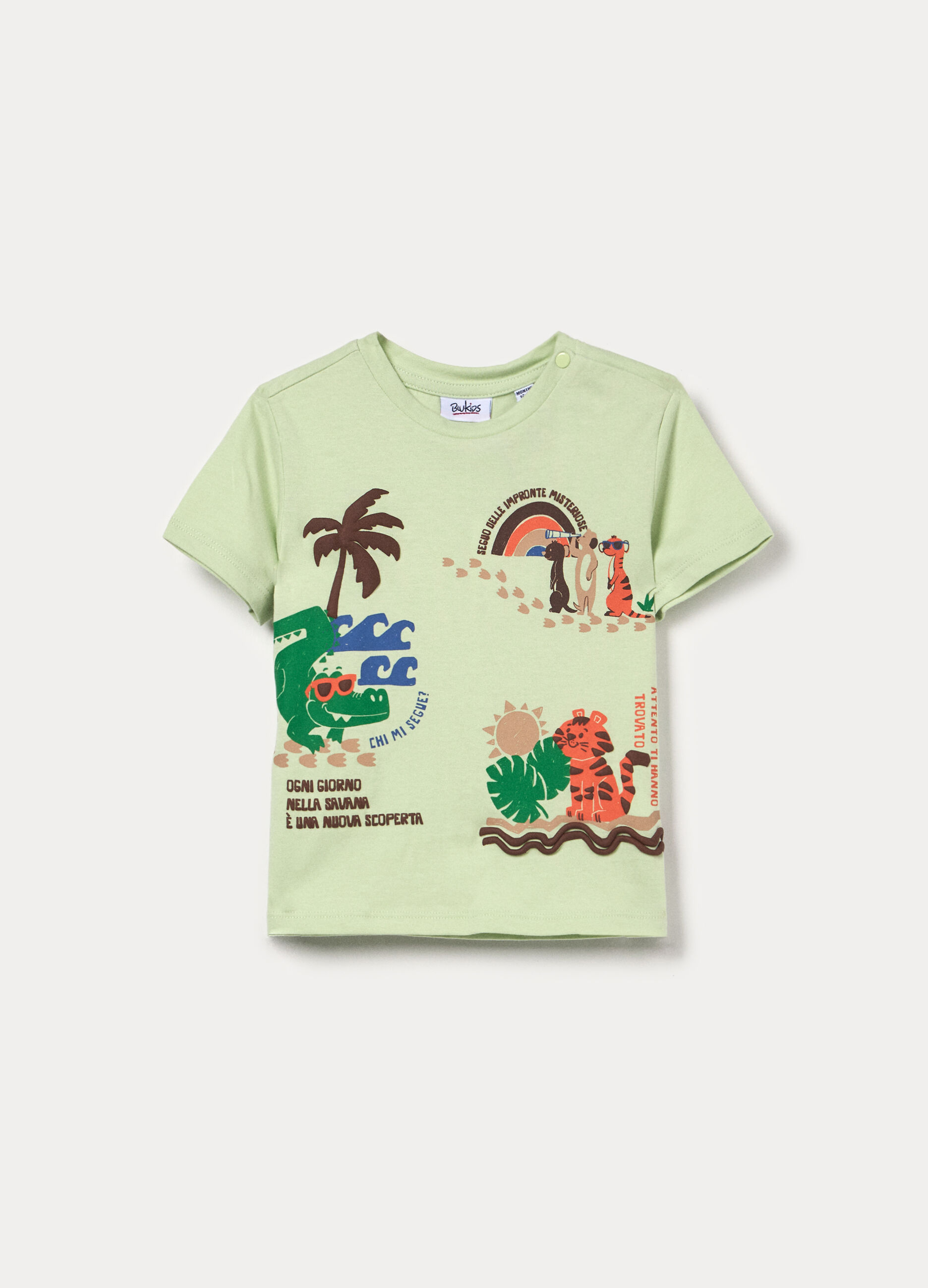 T-shirt in jersey di puro cotone bimbo_0