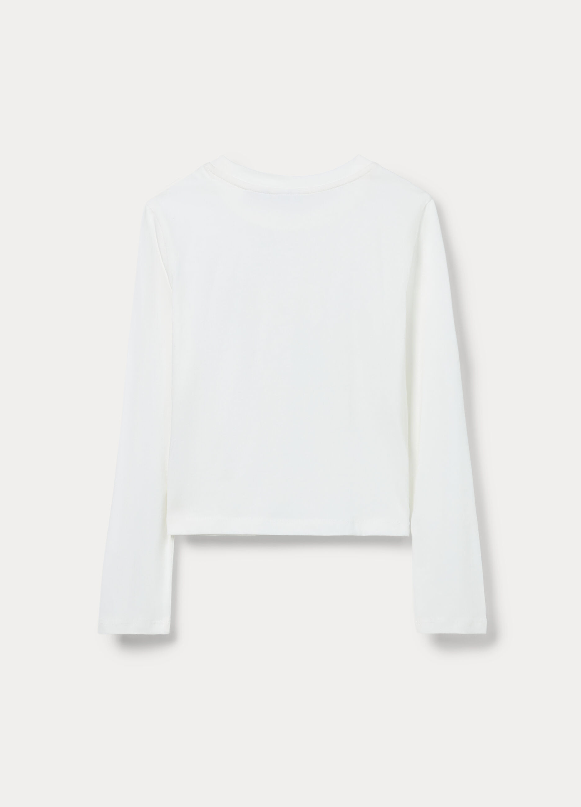 T-shirt in jersey di puro cotone ragazza_1