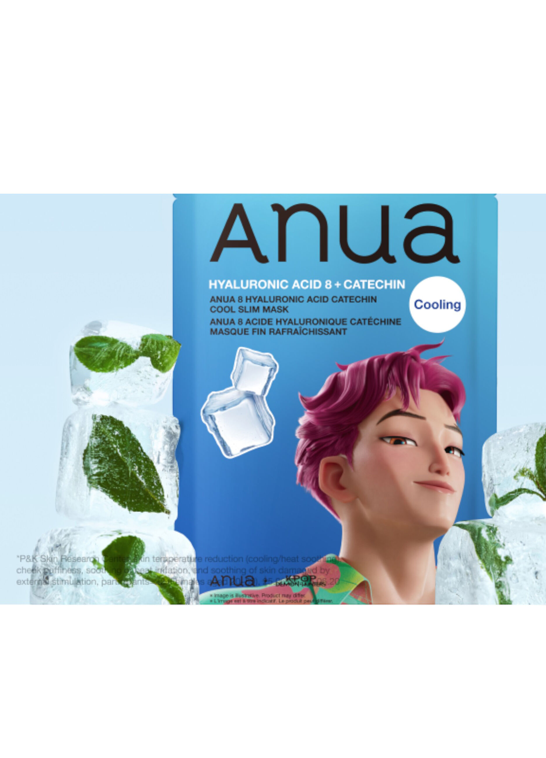 8 Hyaluronic Acid Catechin Cool Slim Mask 24Ml - Anua KPop Demon Hunters_2