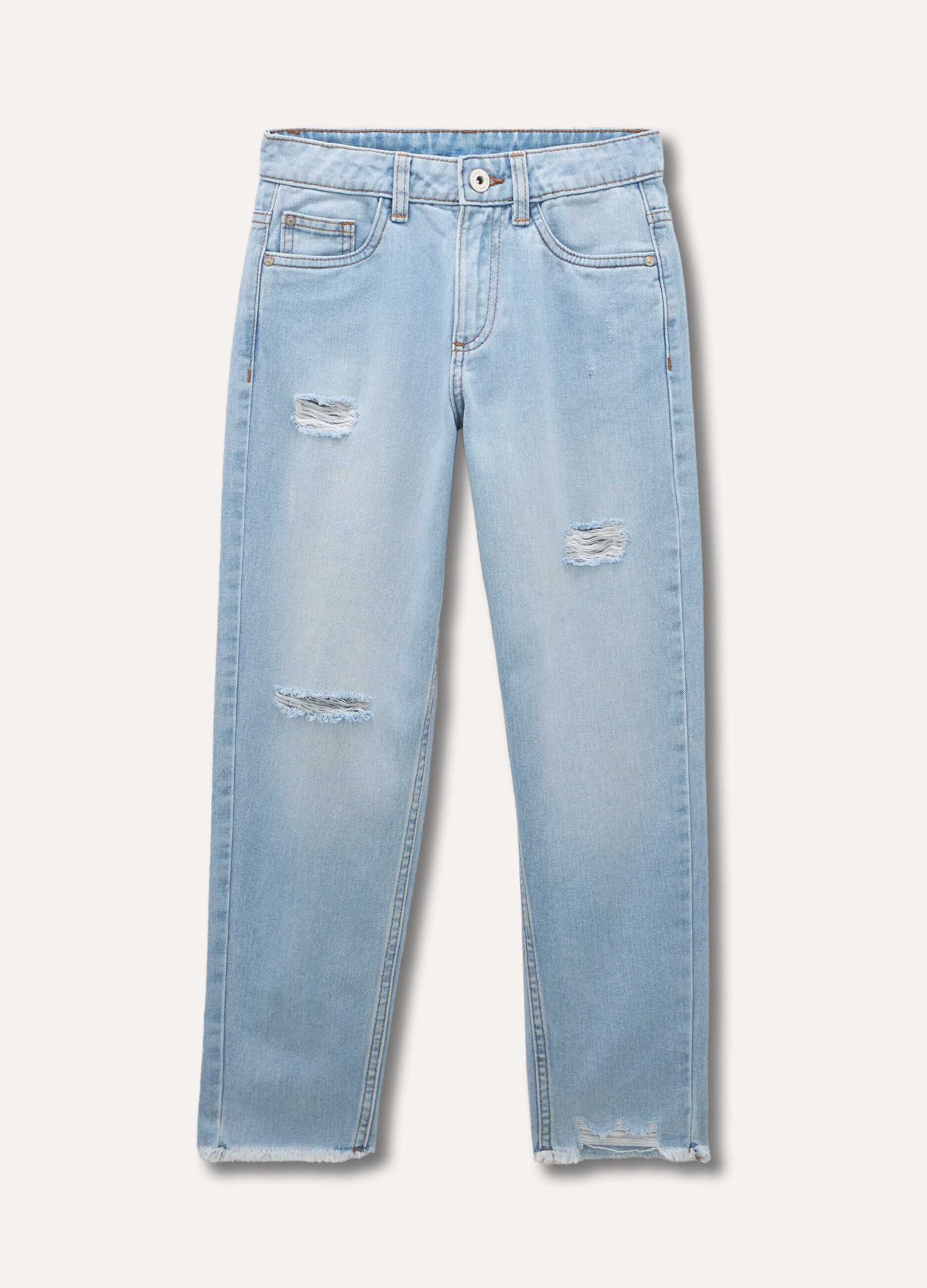 Jeans in puro cotone ragazza_0