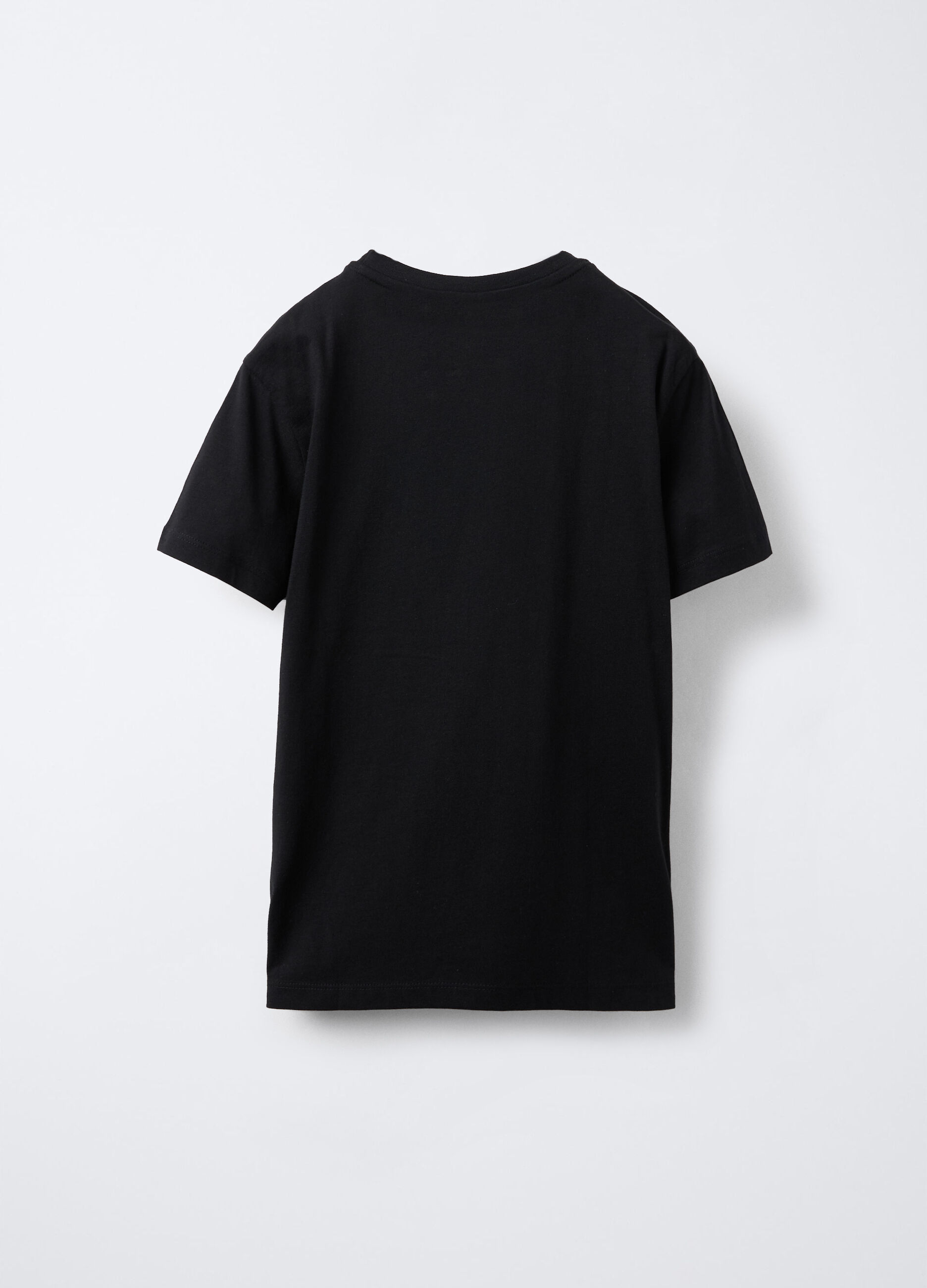 T-shirt girocollo in jersey di puro cotone ragazzo_1