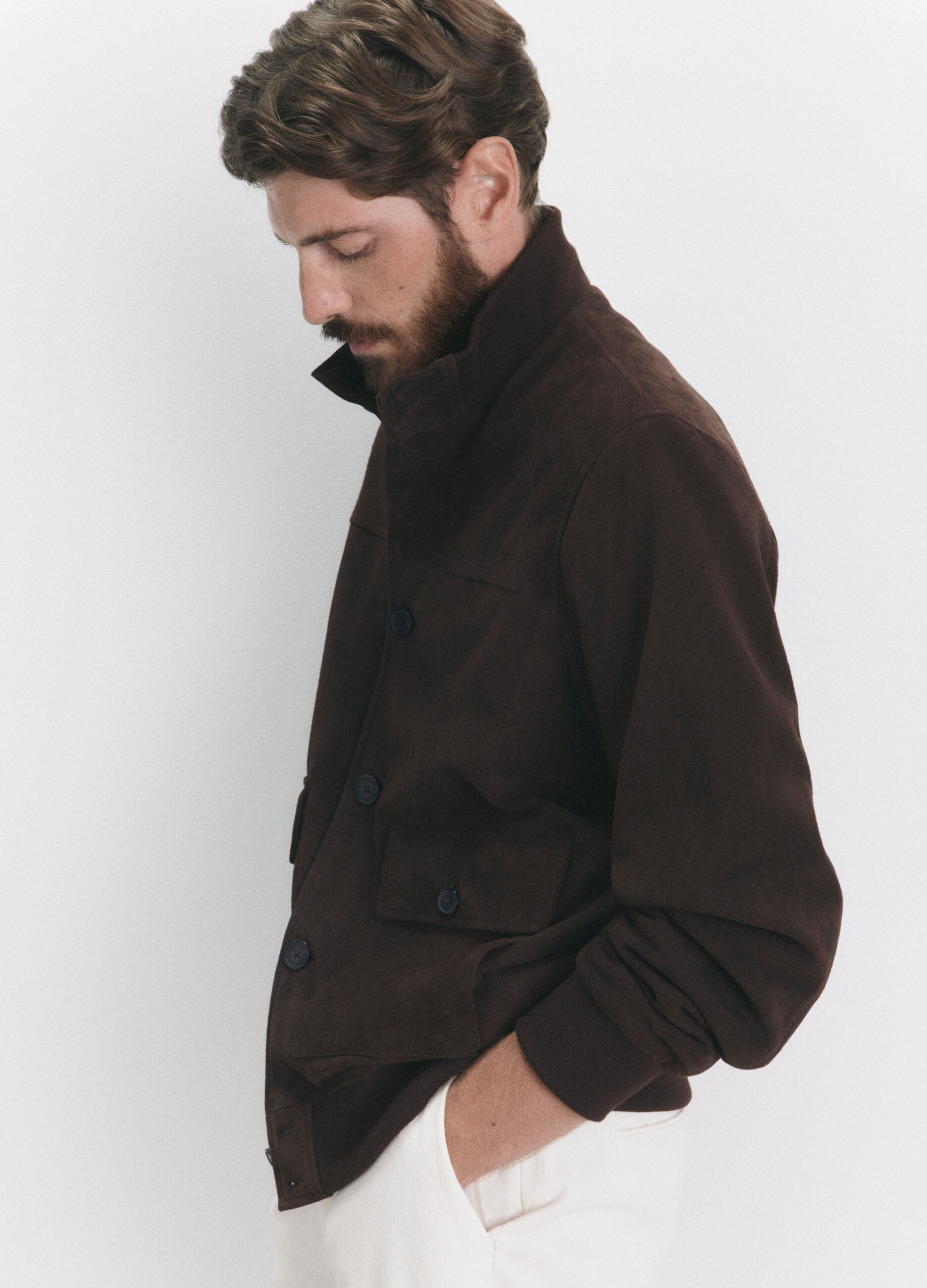 Blouson in vera pelle scamosciata uomo_2