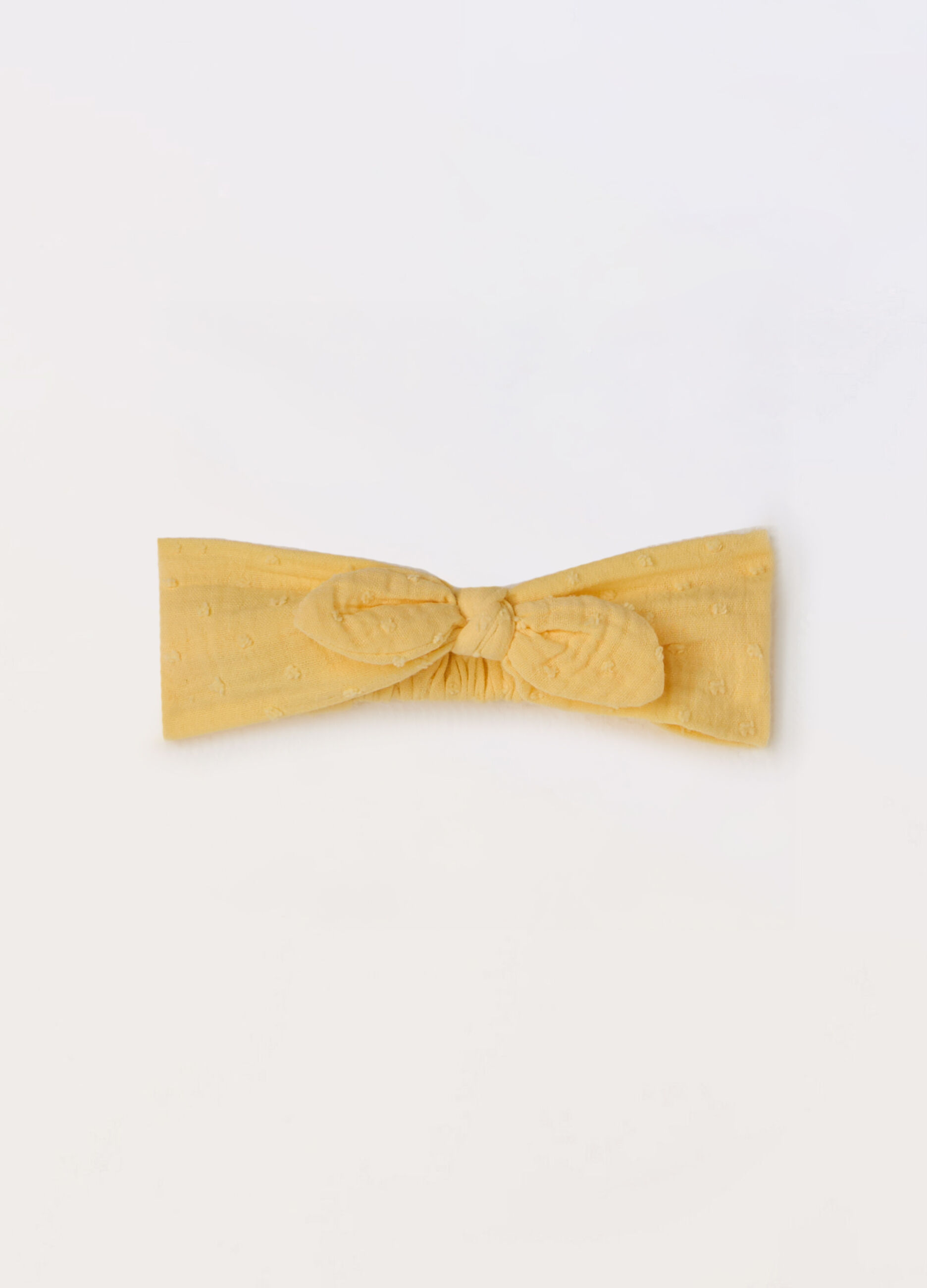 Fascetta per capelli in puro cotone neonata_0