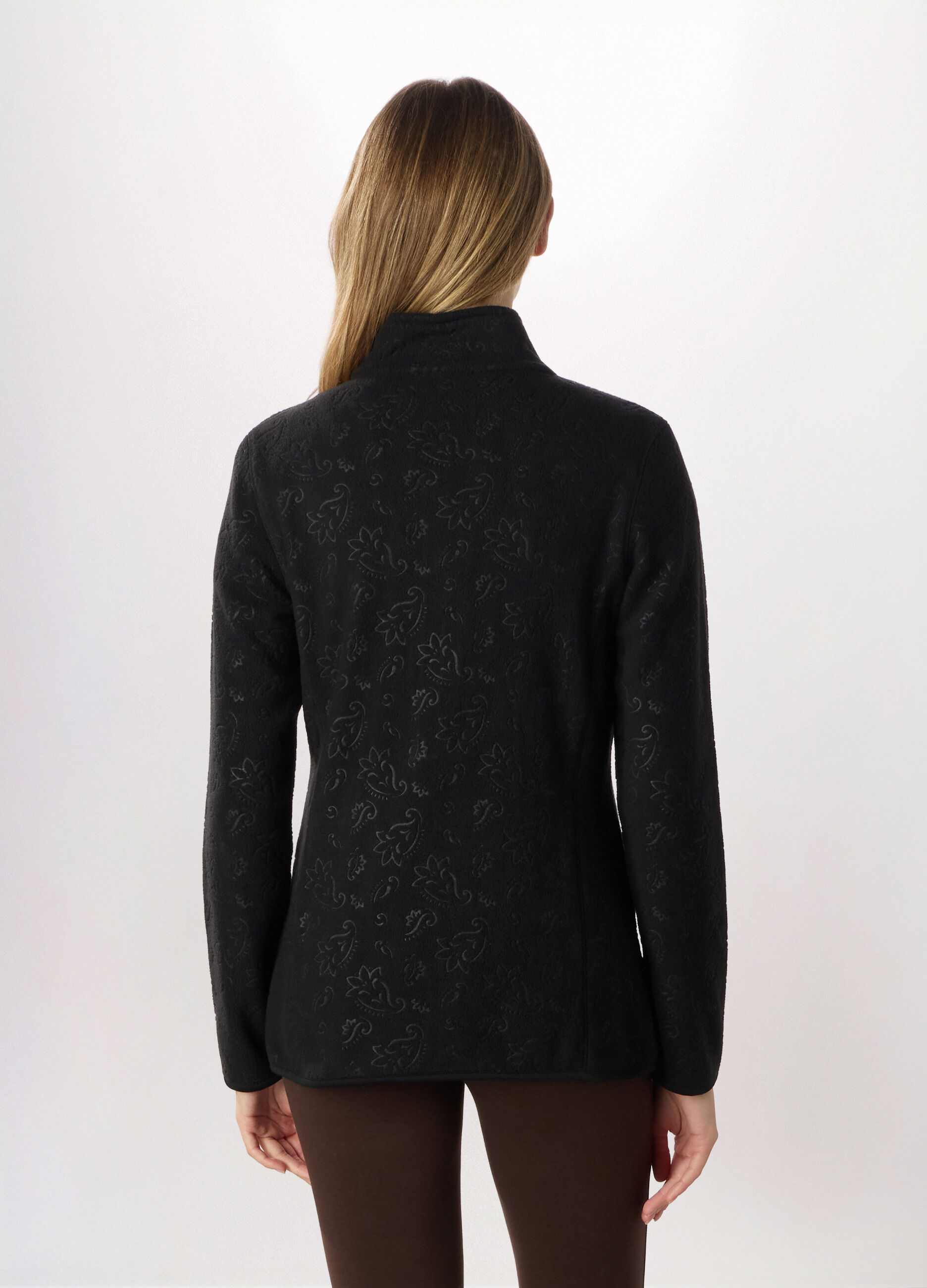 Felpa full zip in pile donna Holistic fitness_1