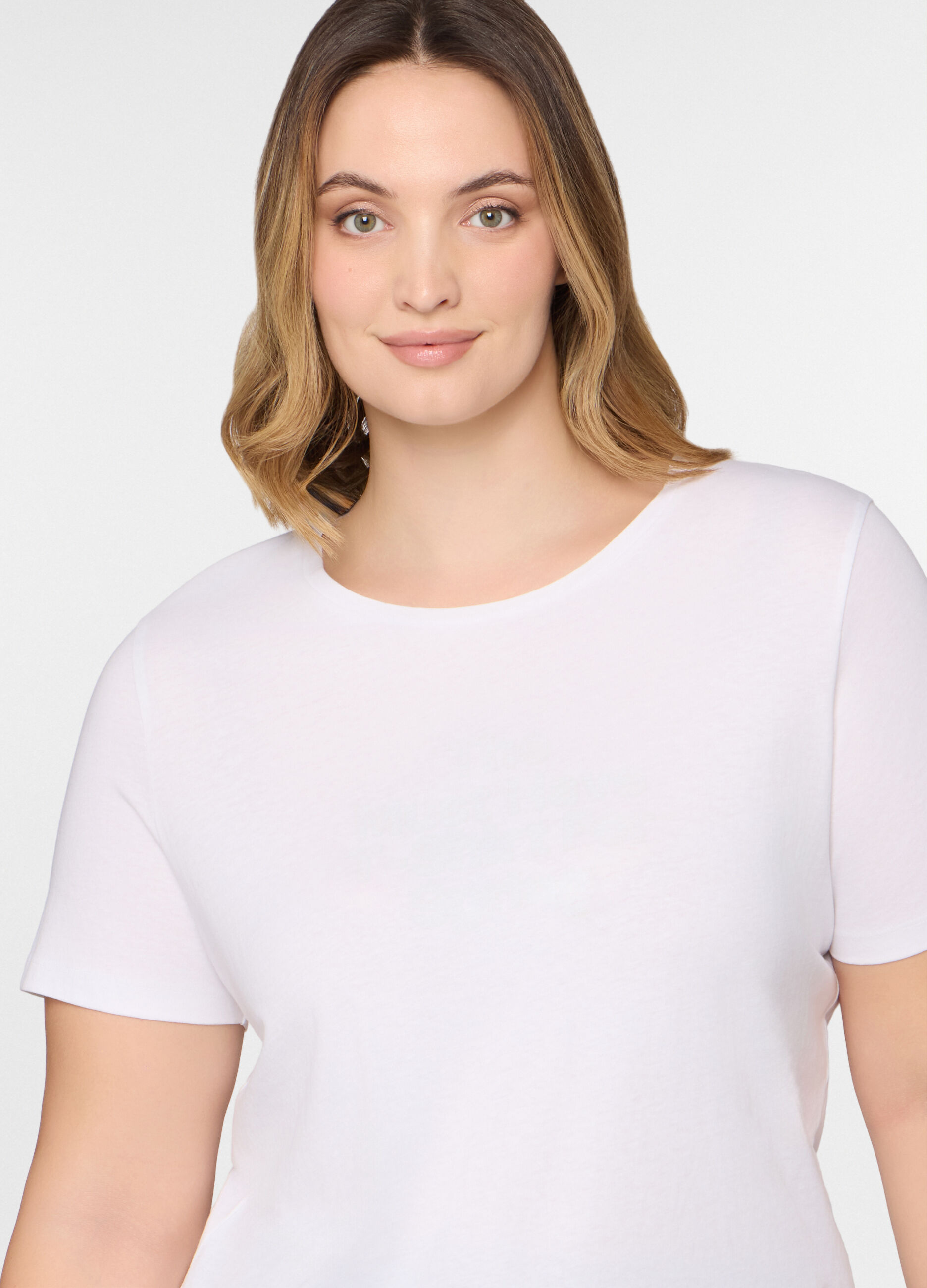 T-shirt girocollo donna curvy_2
