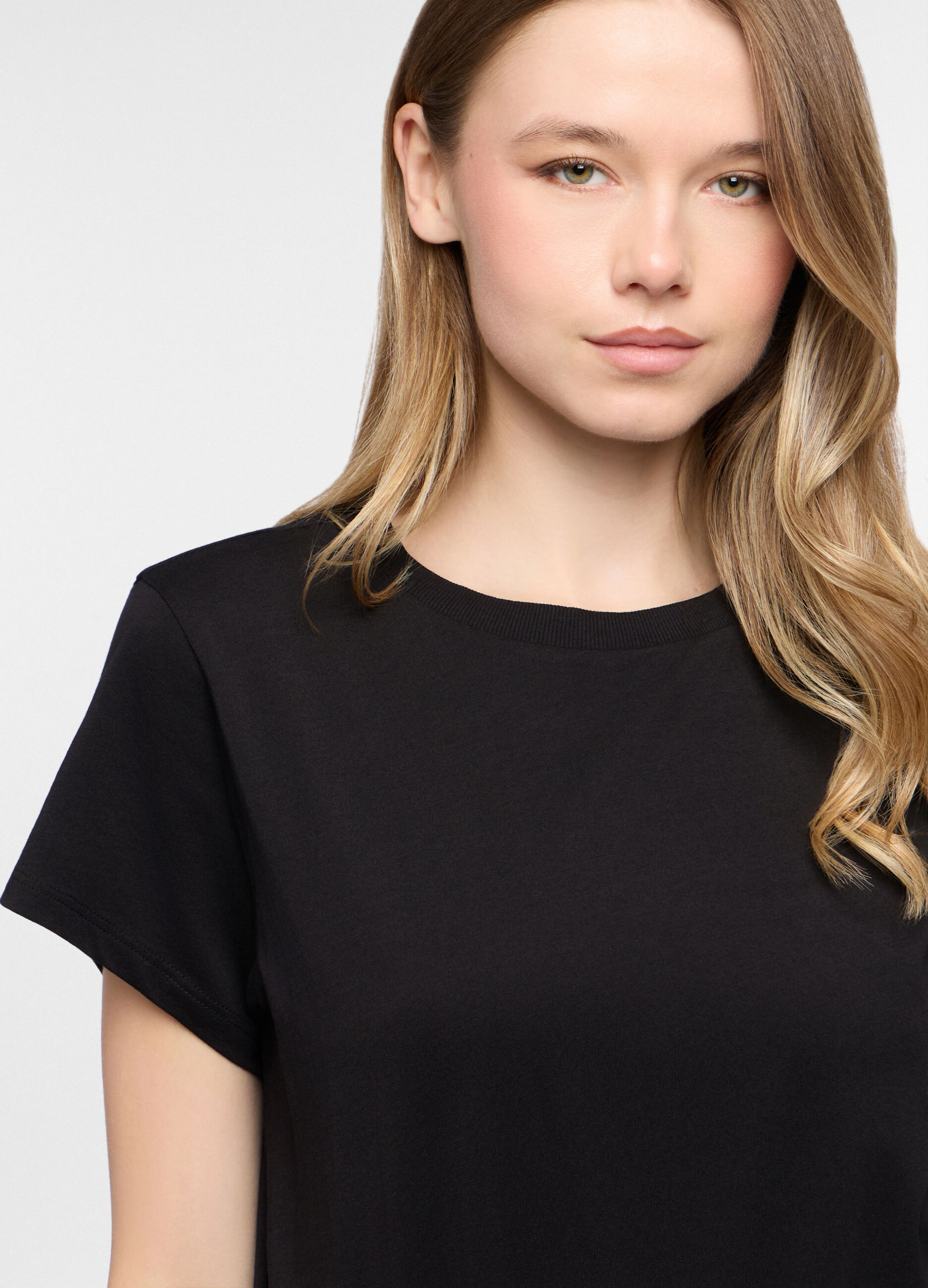 T-shirt girocollo donna_2