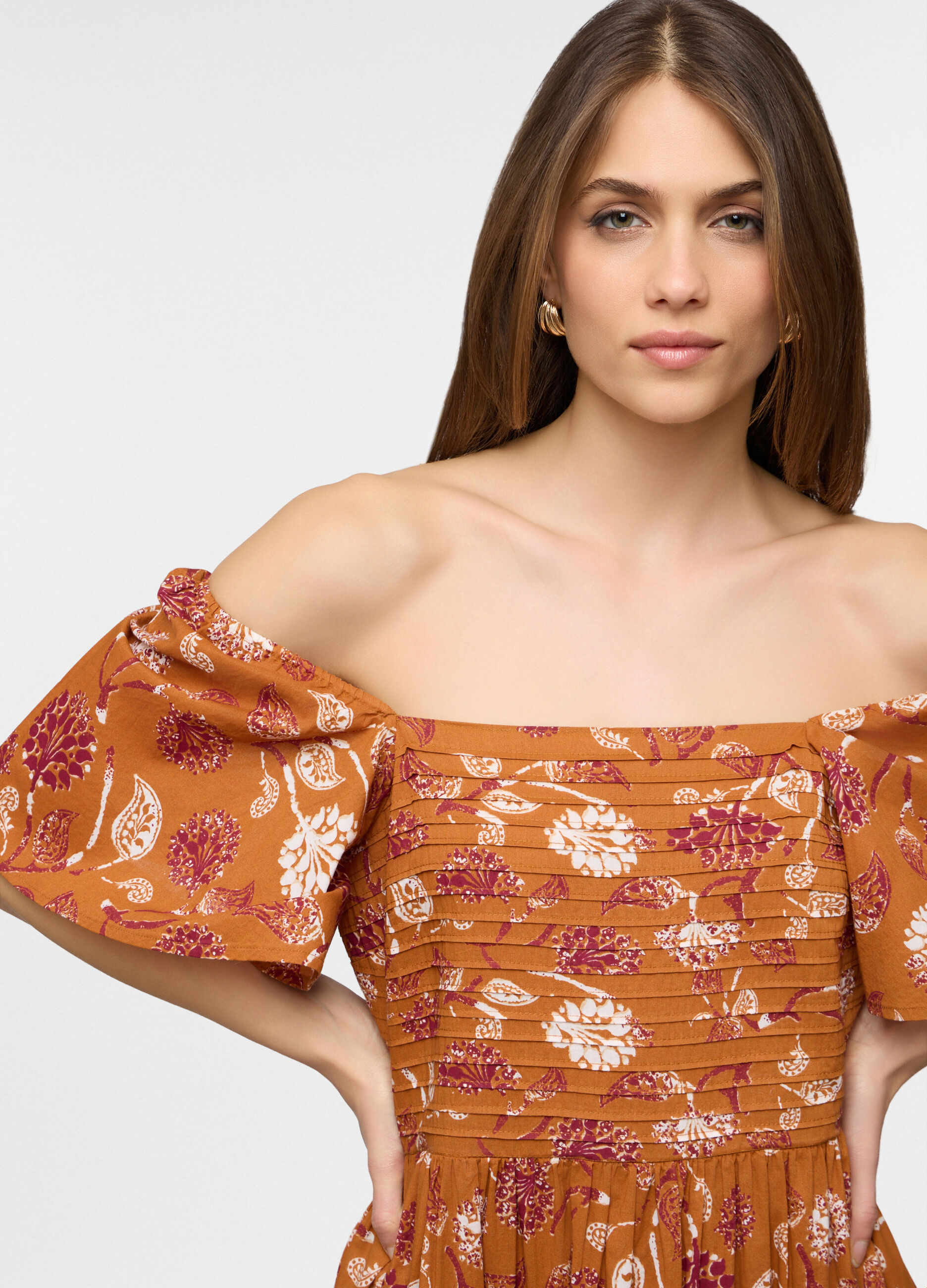 Abito lungo in puro cotone donna_2