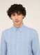 Camicia colletto button-down in cotone uomo_2