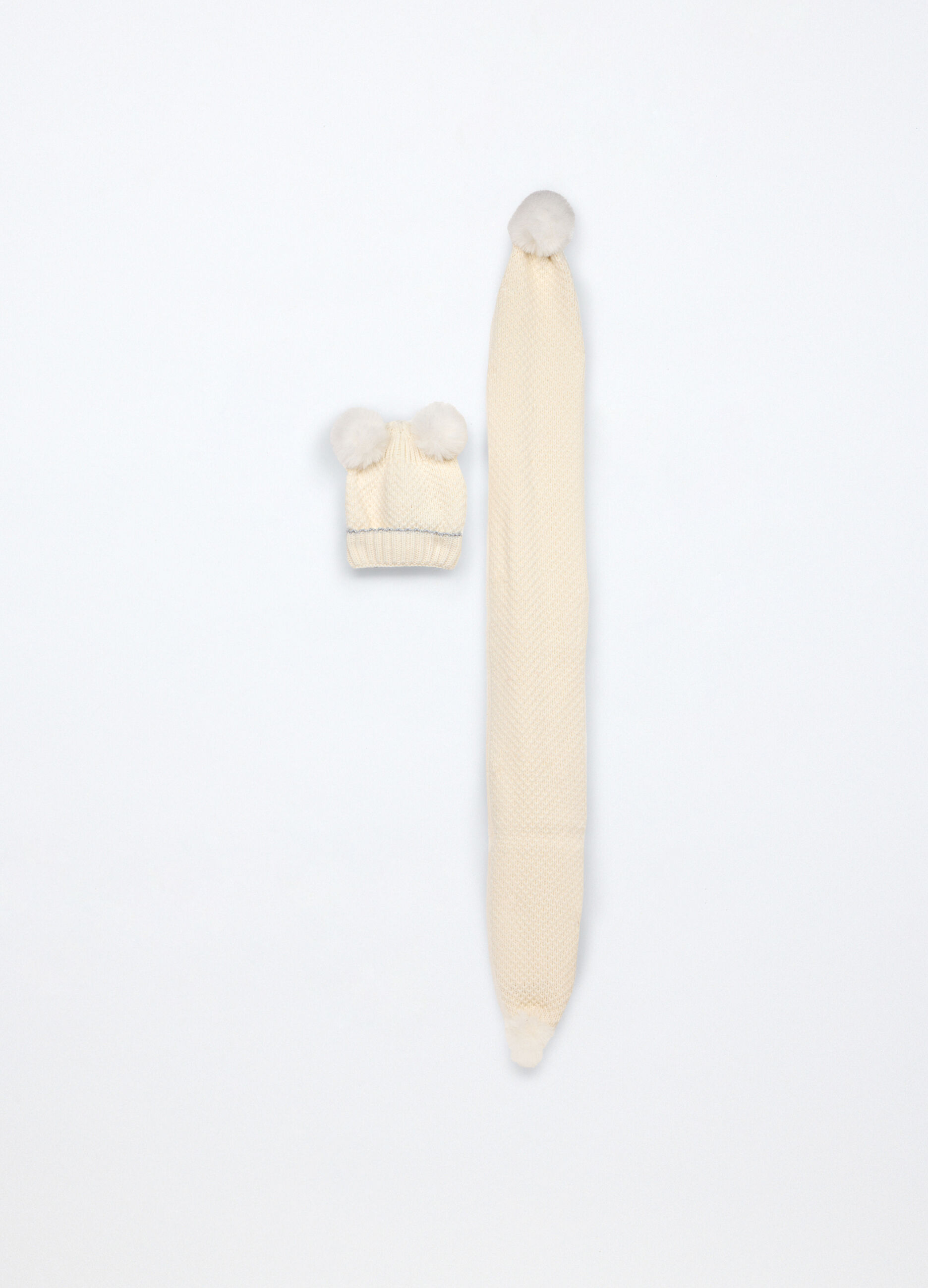 Set berretto + sciarpa tricot _0