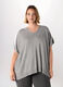 Maglia poncho in misto lana donna curvy_0