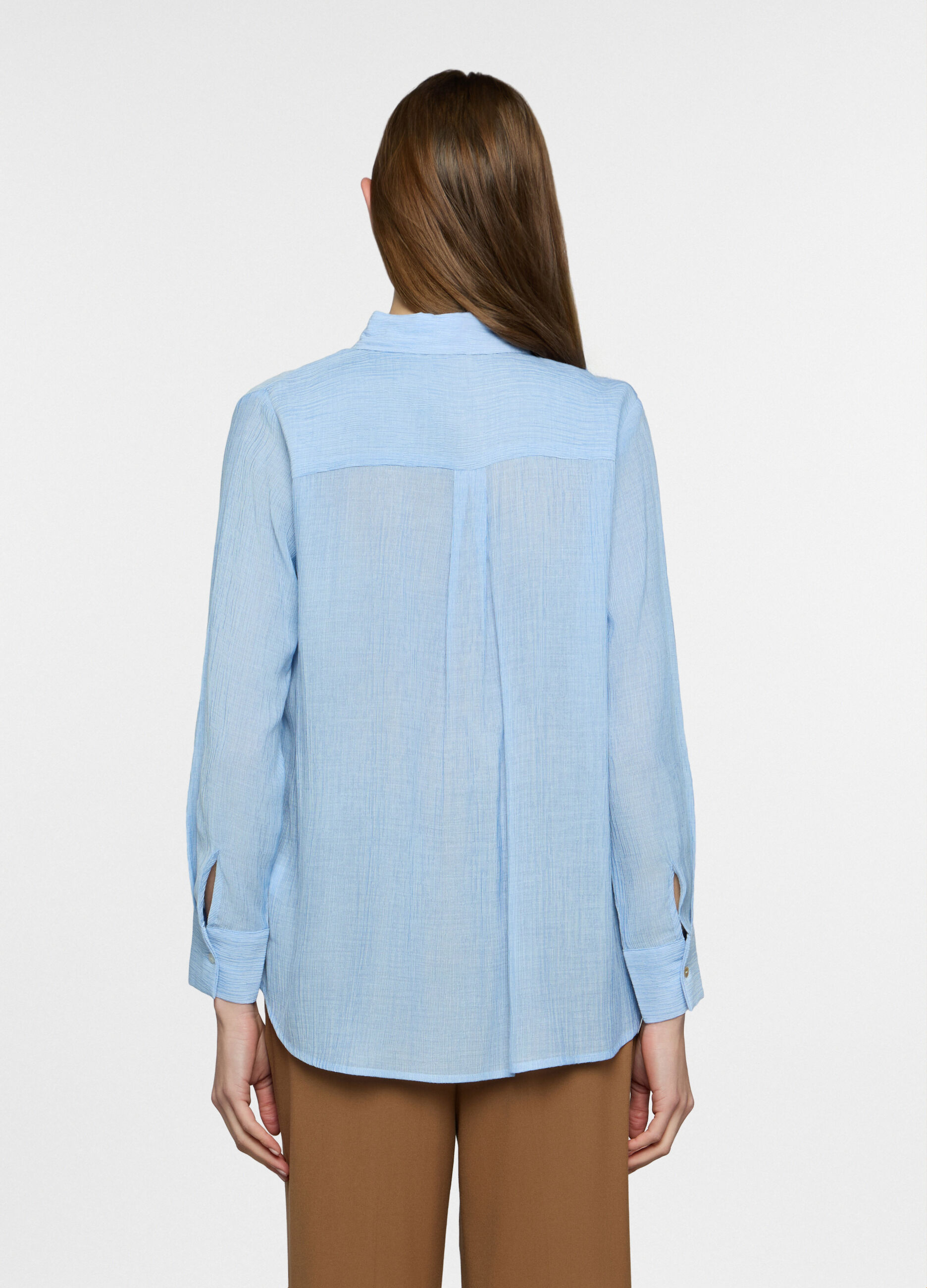 Camicia regular fit con colletto alla francese donna_1