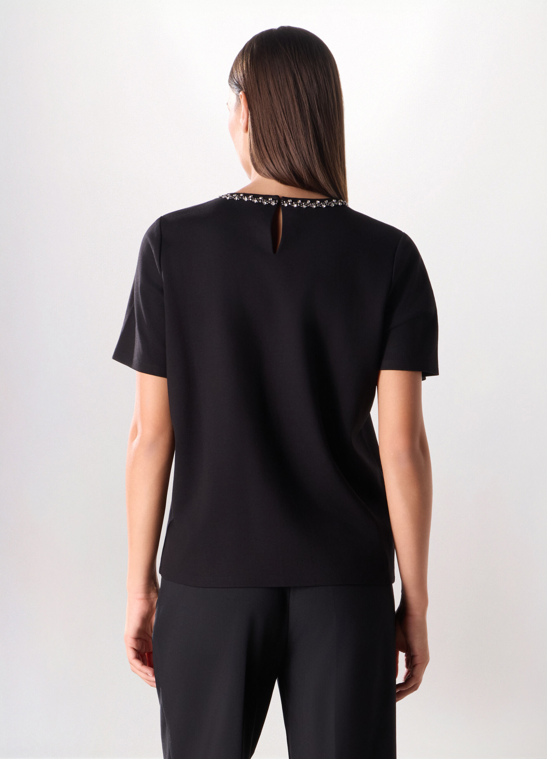 T-shirt misto viscosa donna_1