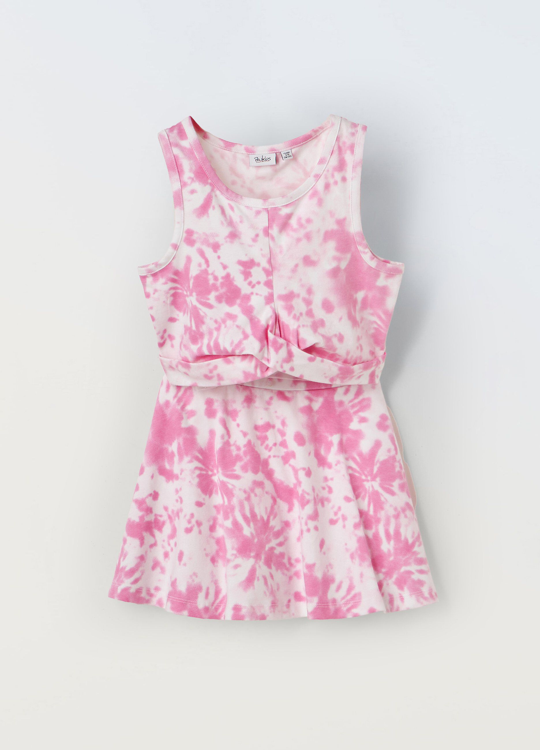 Jogging set in cotone stretch Tie & Dye ragazza_0