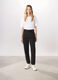 Pantaloni mom fit in denim di puro cotone donna_0