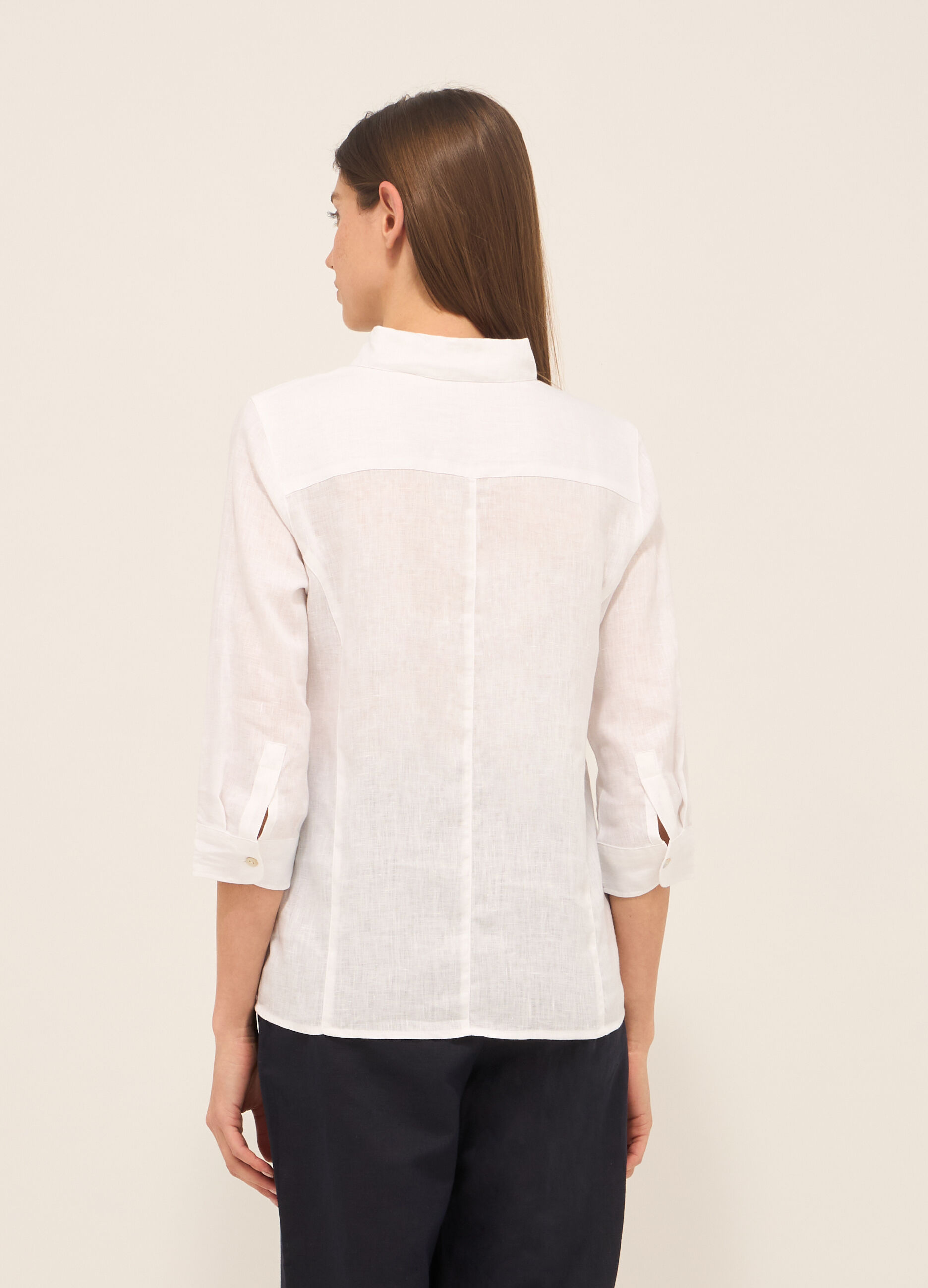 Camicia in puro lino donna_1