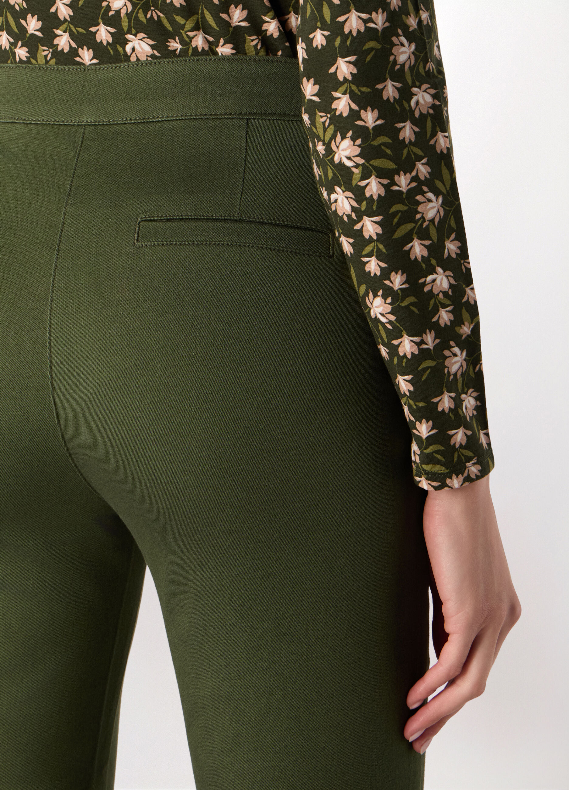 Treggings misto cotone donna_2