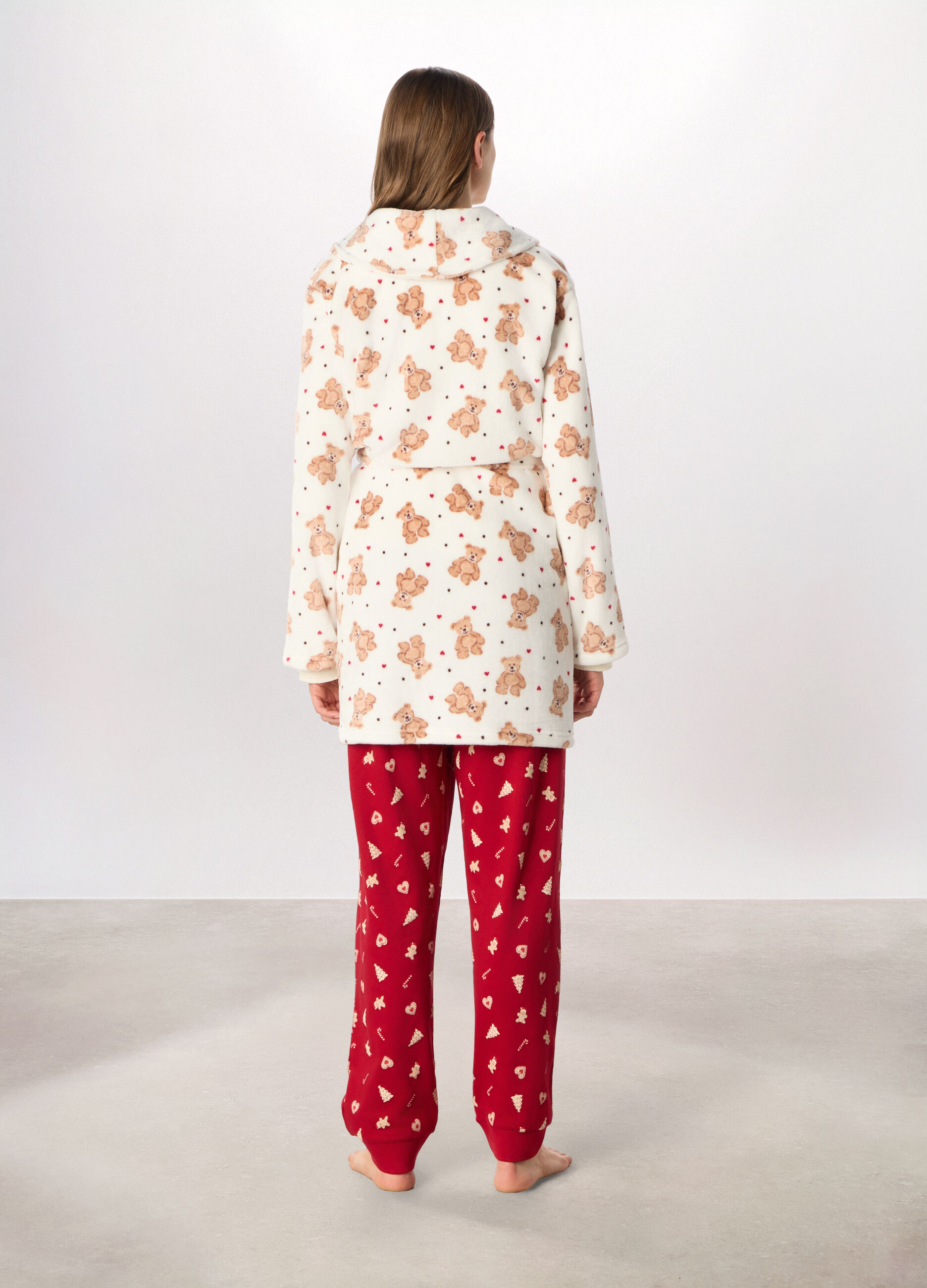 Vestaglia in coral fleece donna_1