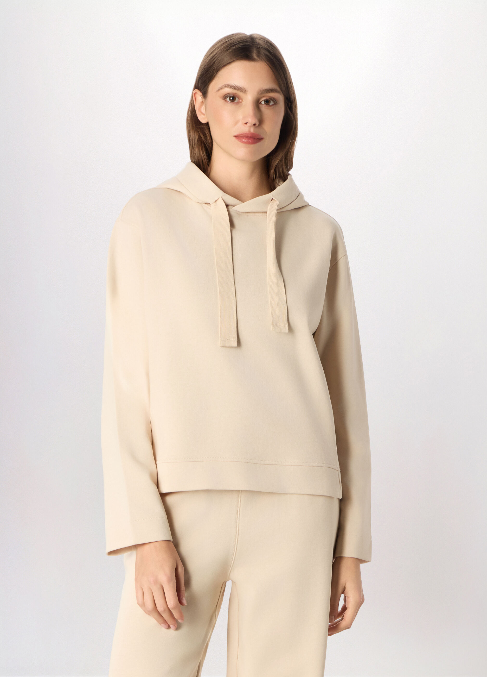 Felpa in misto cotone Holistic fitness donna_0