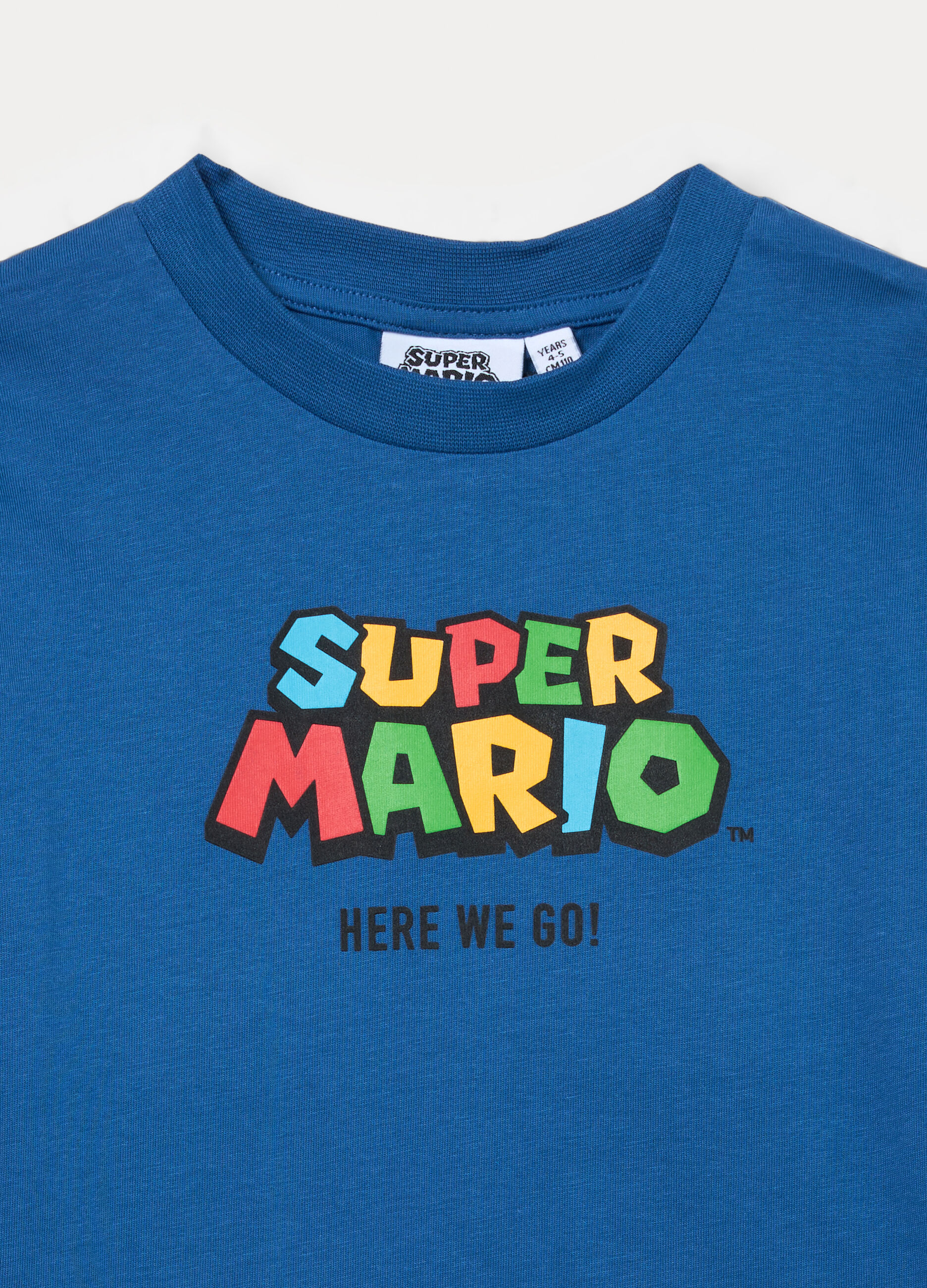 T-shirt Super Mario in jersey di puro cotone bambino_2