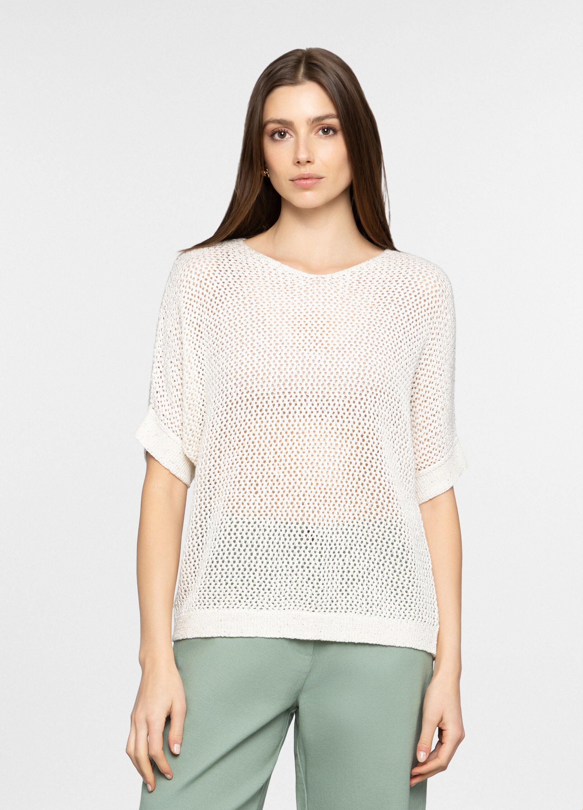 Maglia girocollo operata donna_0