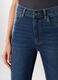 Jeans cropped flare fit in denim stretch donna_2