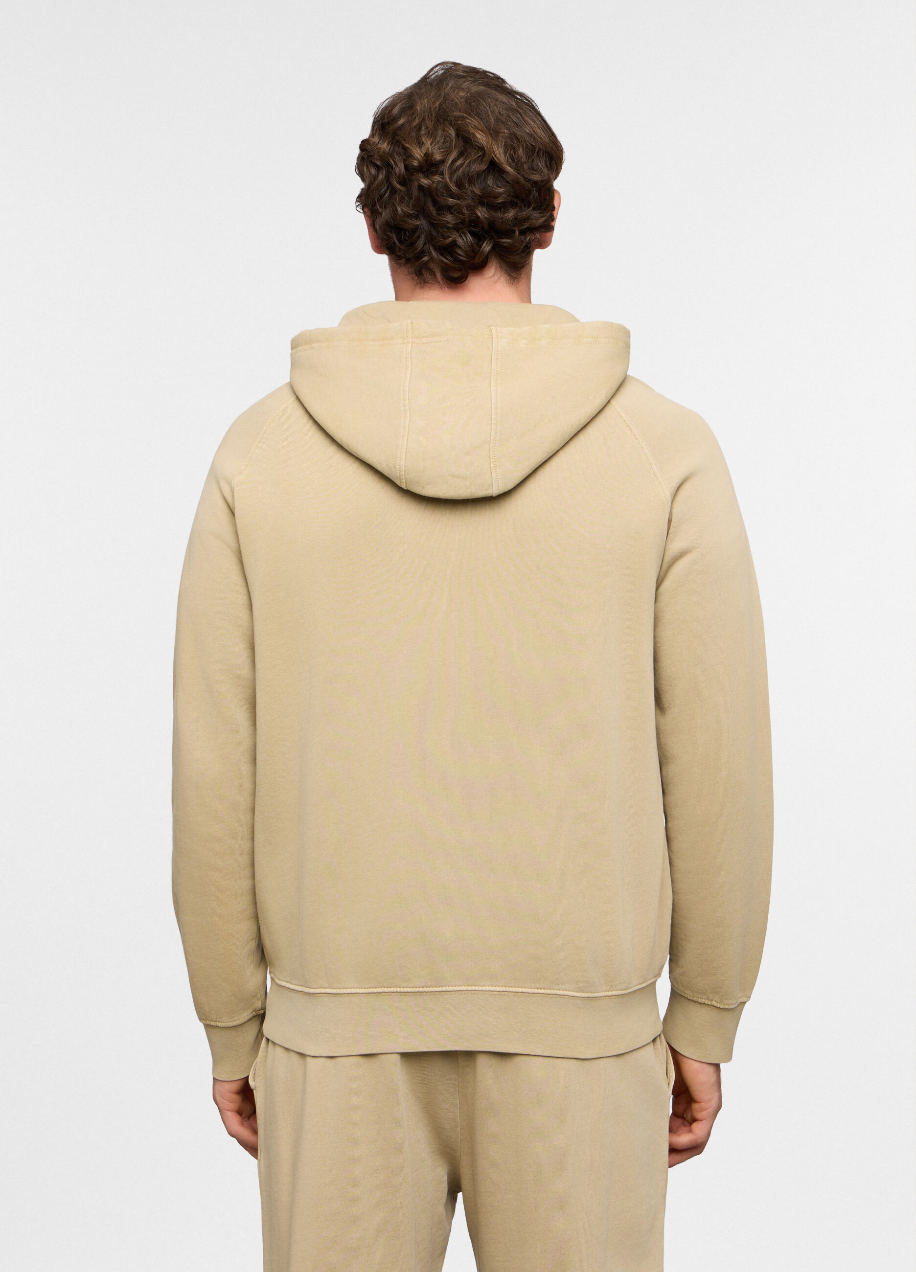 Felpa con cappuccio in cotone uomo_1