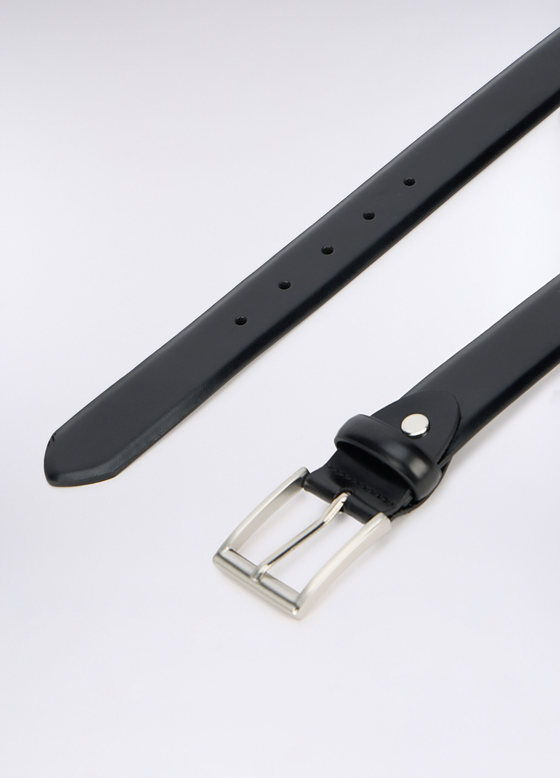 Cintura in pelle liscia uomo_1