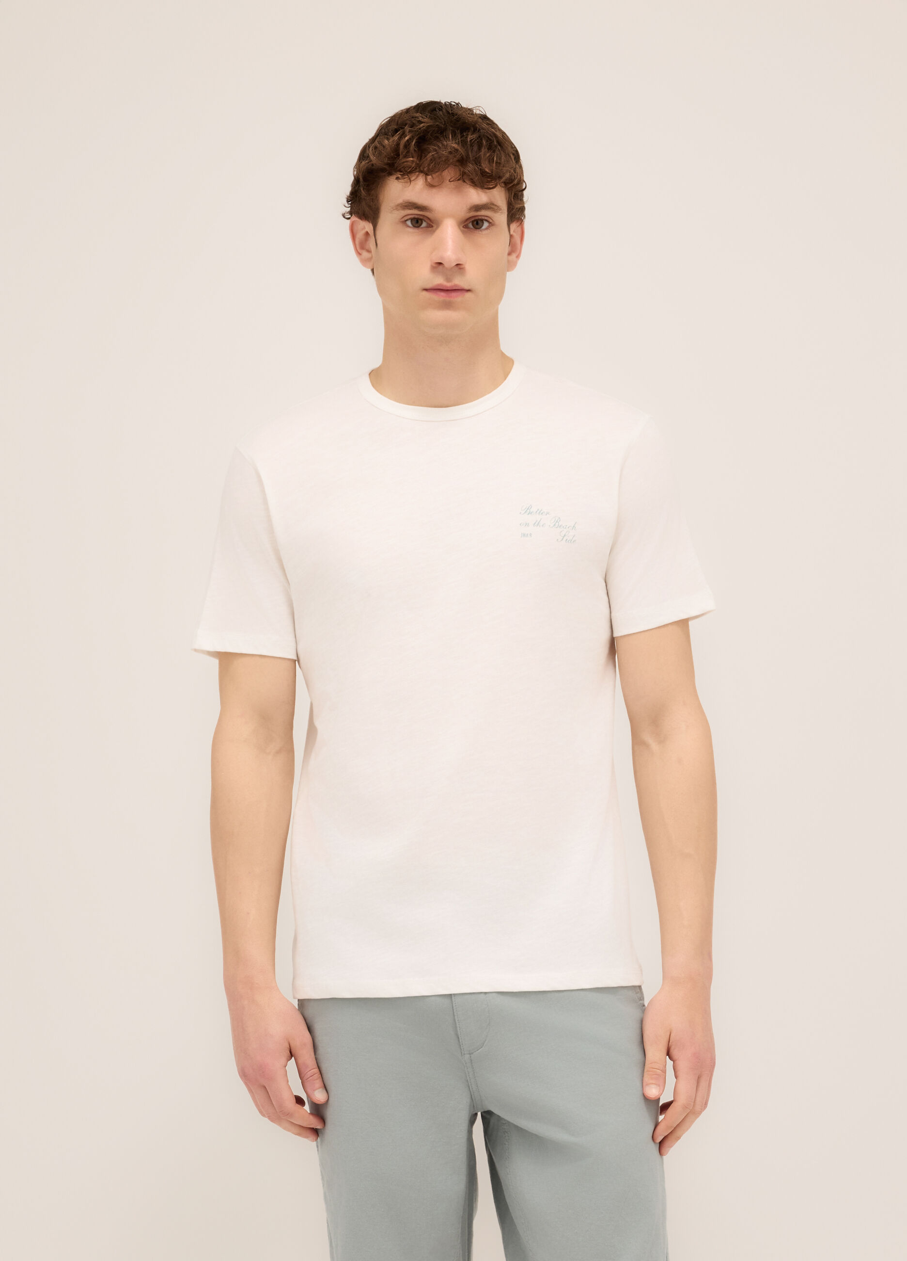 T-shirti girocollo stampa logo_0