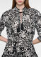 Abito corto a balze fitted in puro cotone donna_2