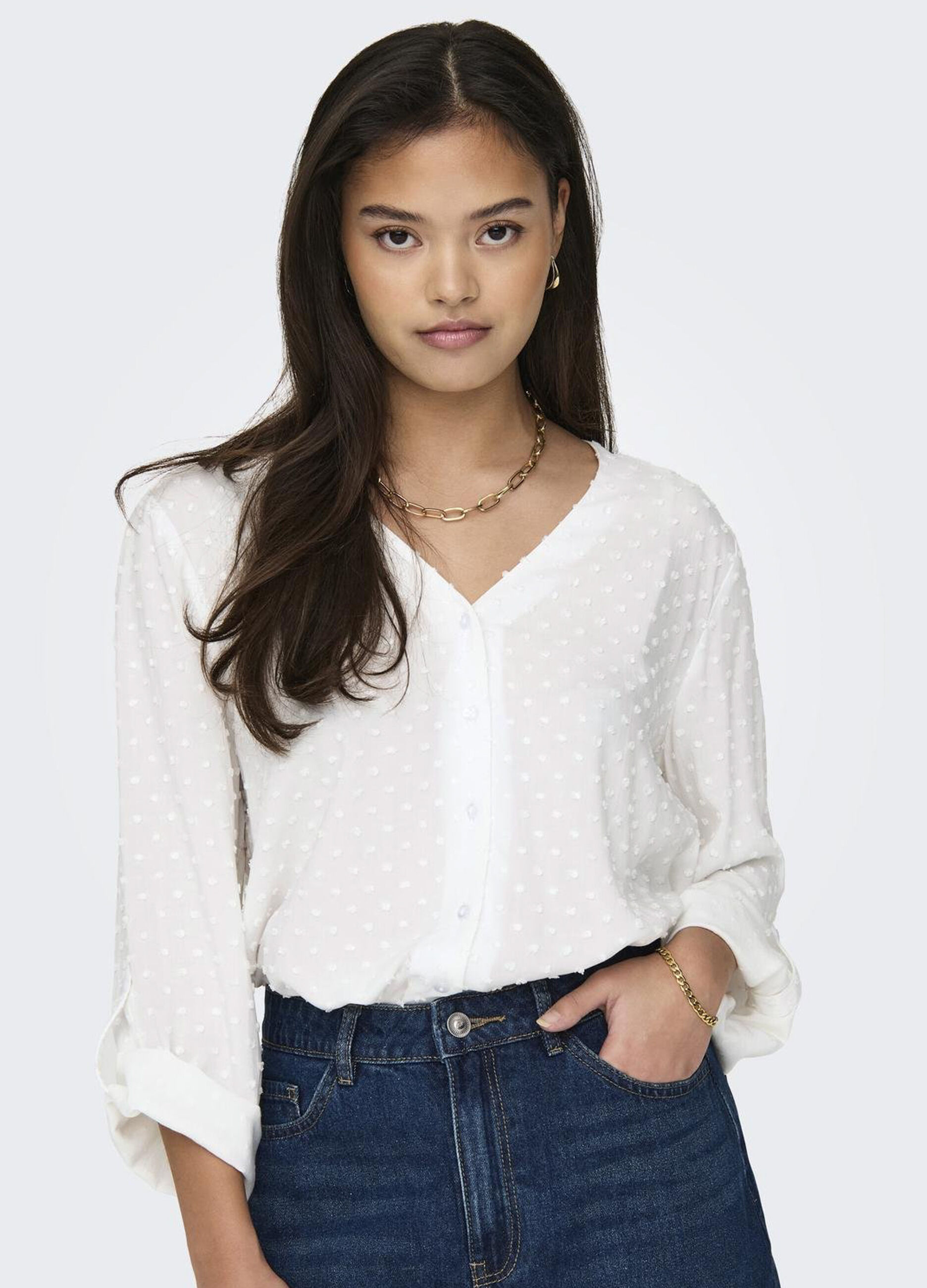 Camicia in puro cotone donna_3