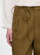 Pantaloni straight fit misto lino donna_2