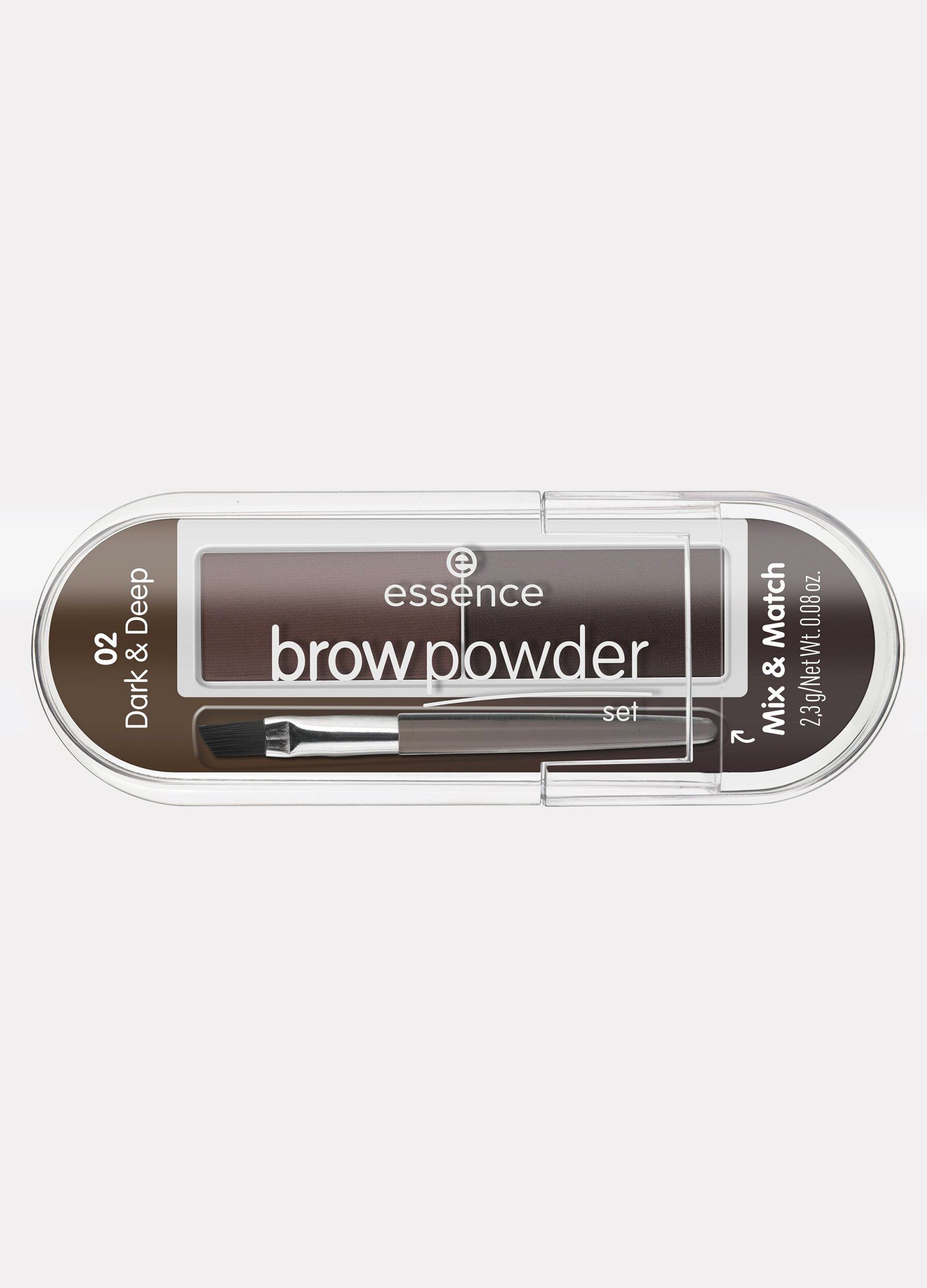Essence brow powder set per sopracciglia 02