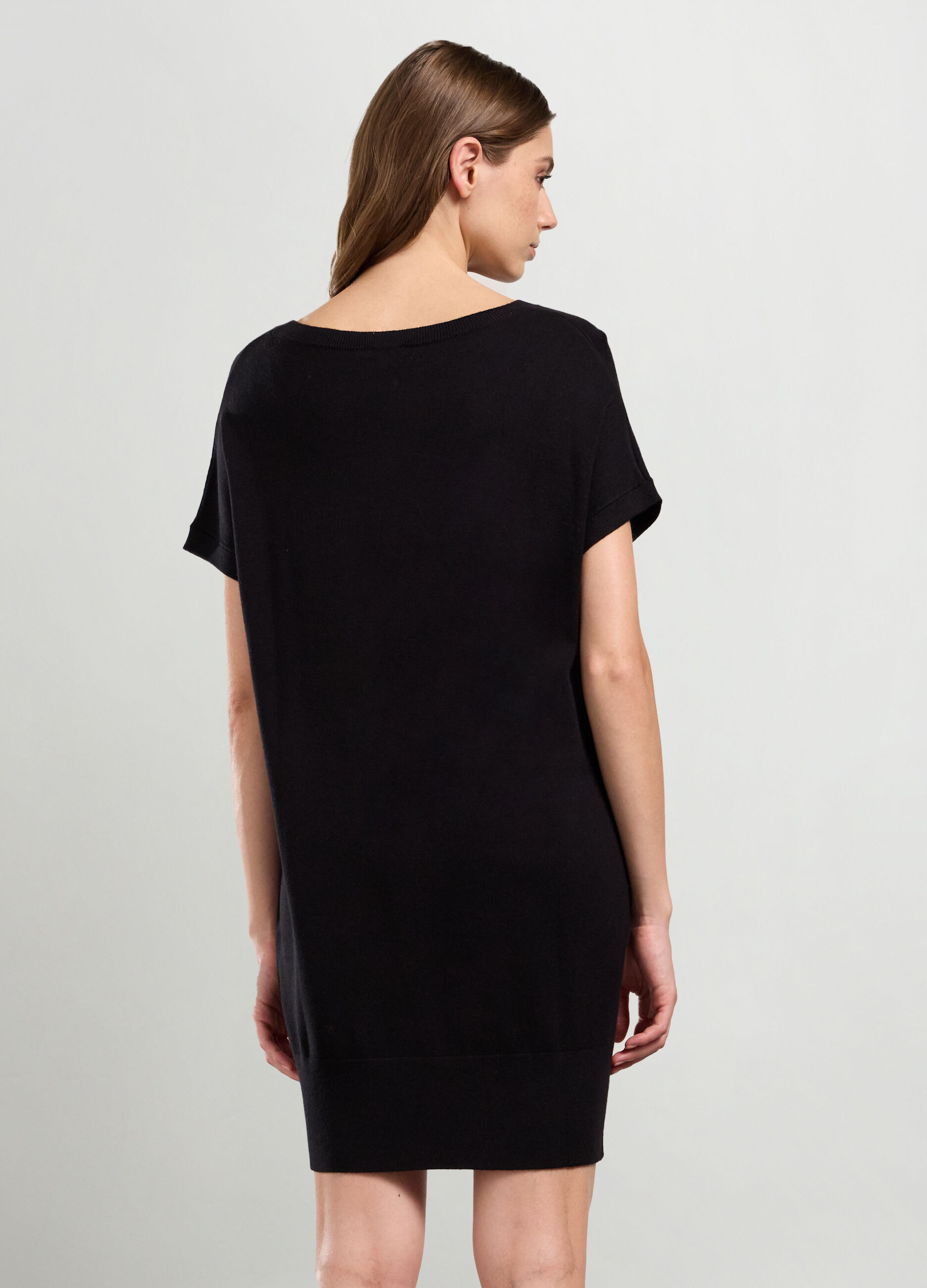 Maxi pullover in misto viscosa donna_1