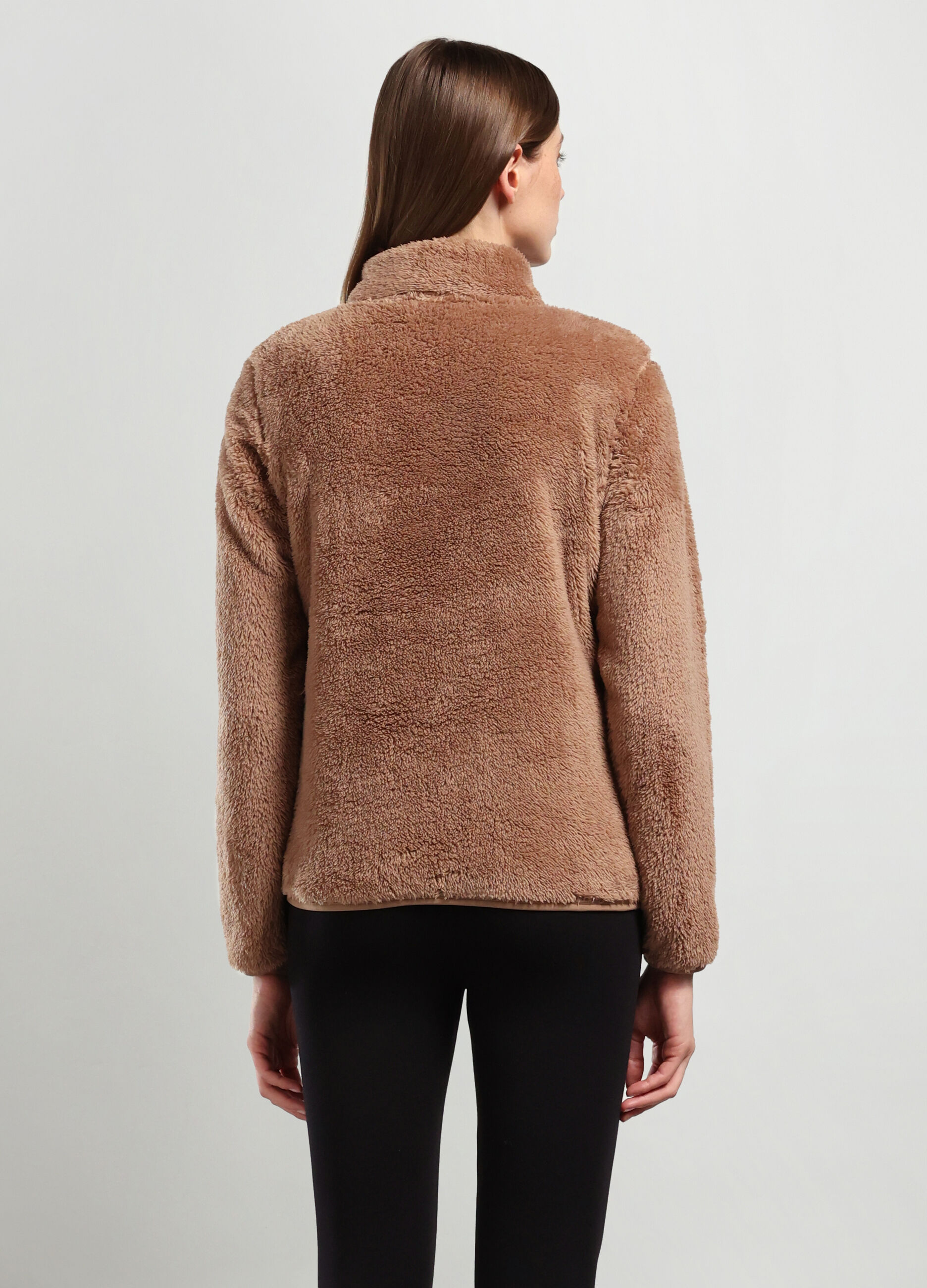 Giacca in sherpa donna_1