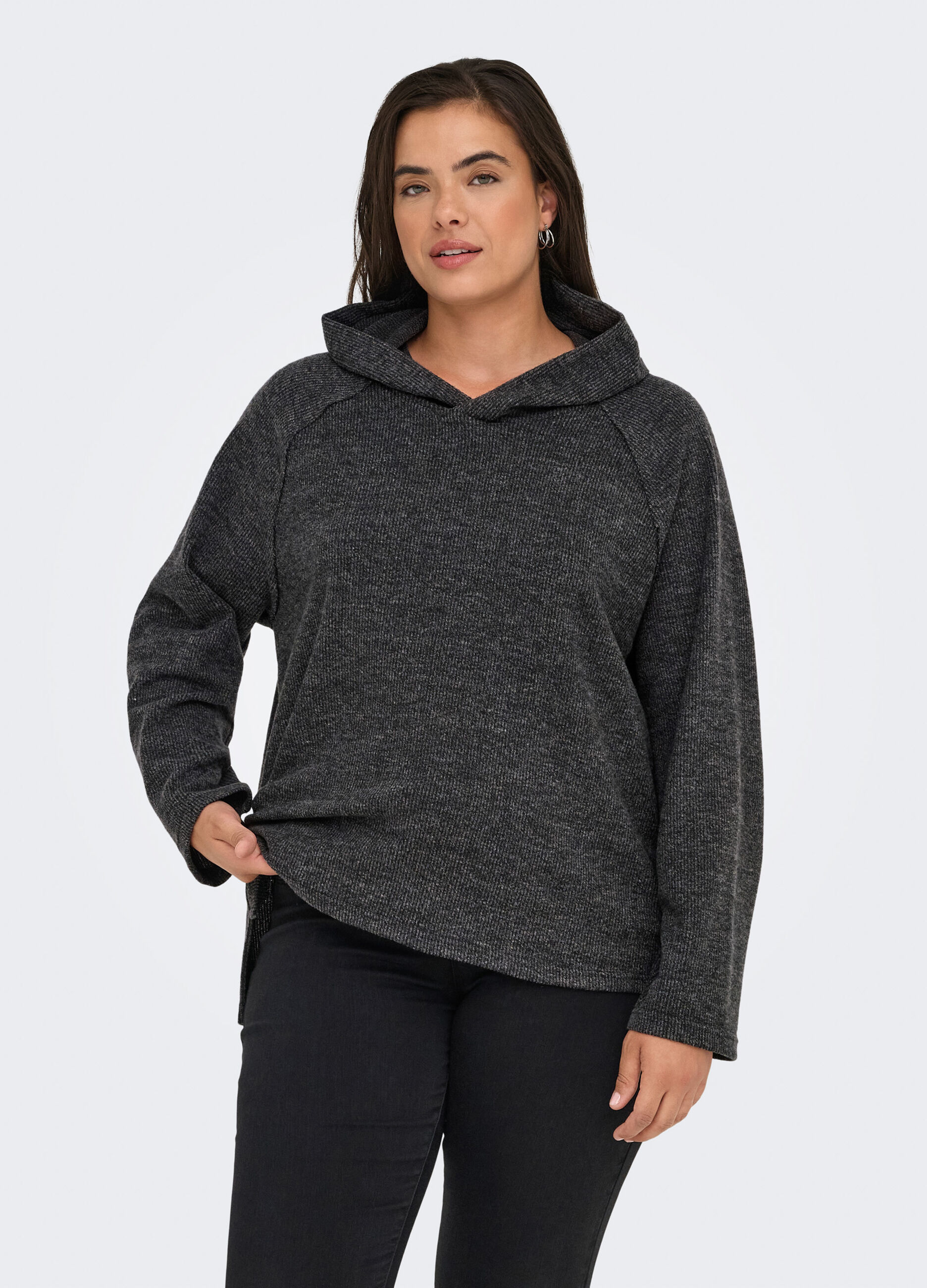 Felpa con cappuccio regular fit_0