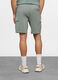Pantaloncini cargo in felpa di cotone uomo_1