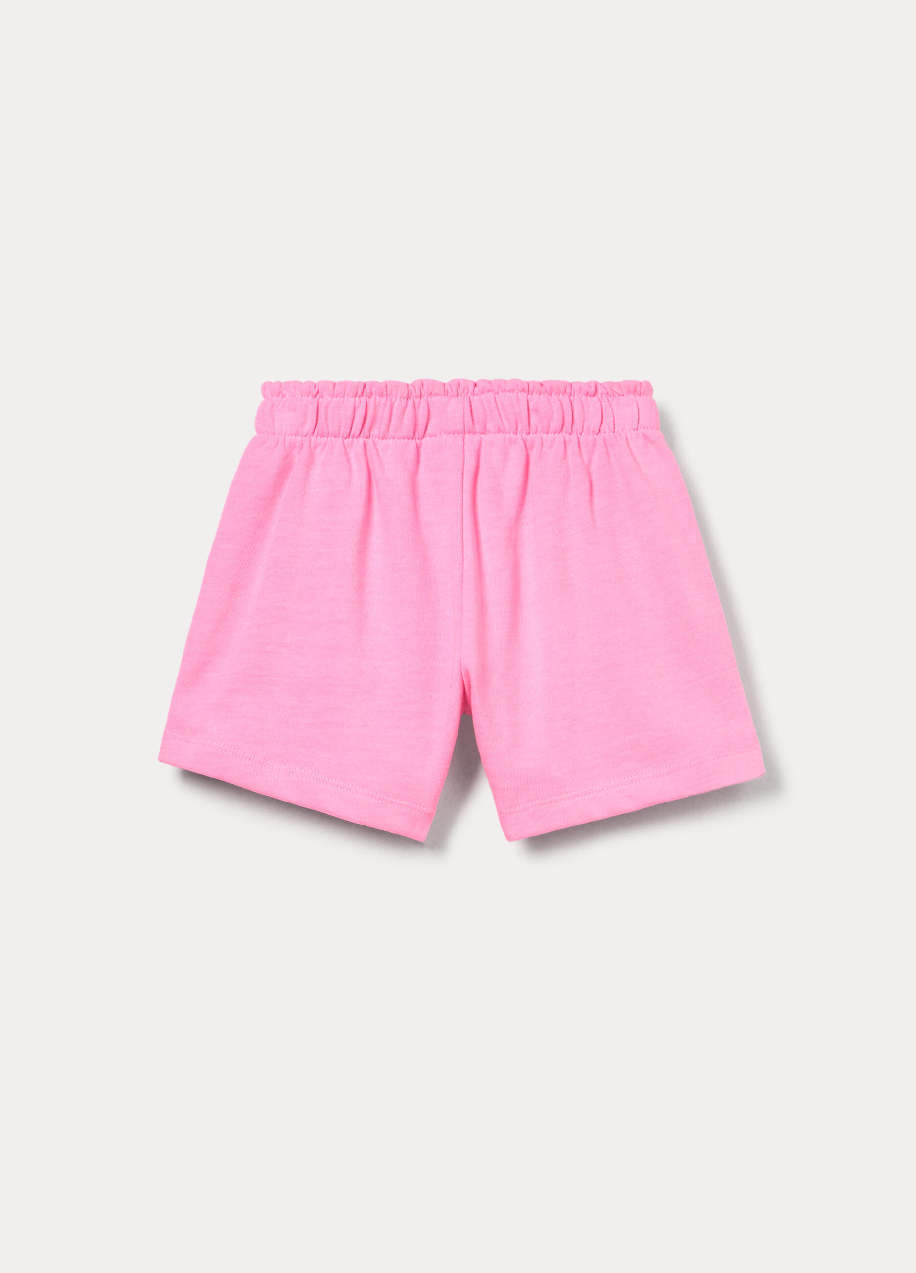 Shorts in french terry misto cotone bambina_1
