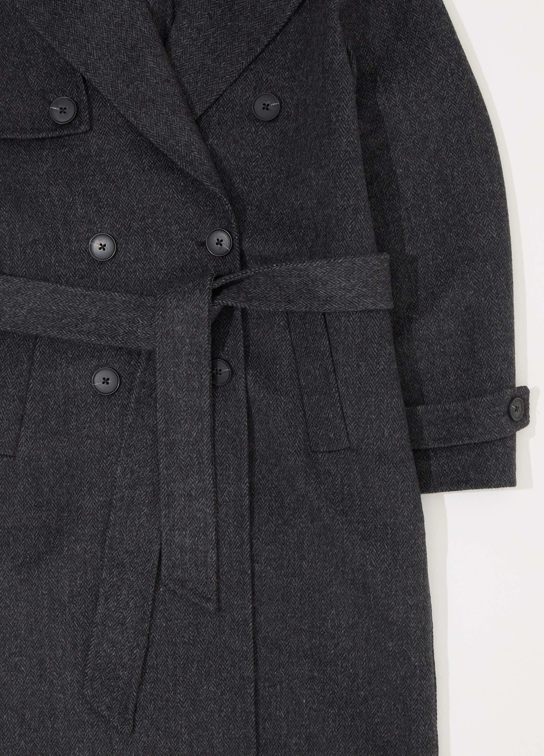 Cappotto doppiopetto in misto lana donna_6