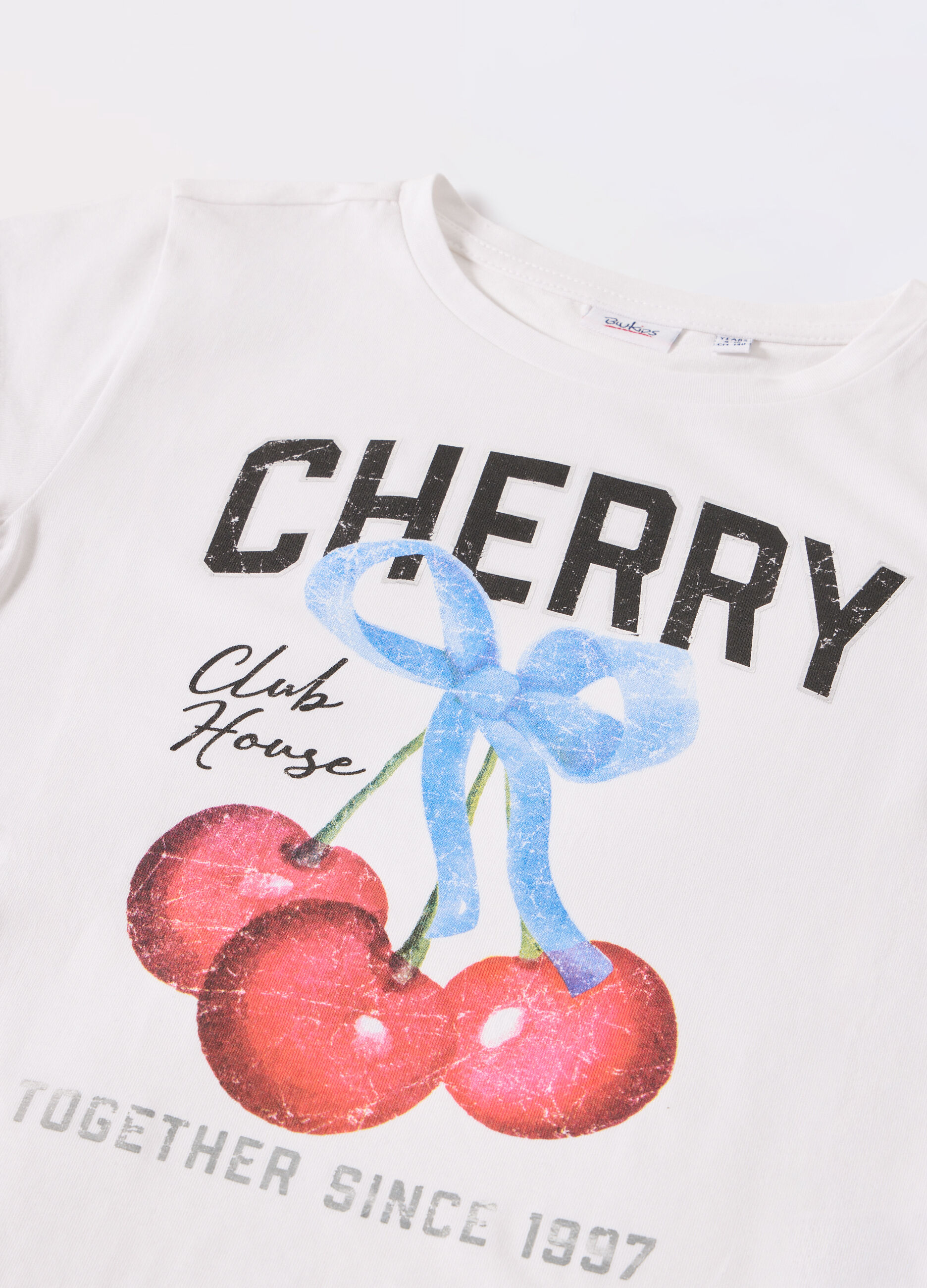 T-shirt in jersey di puro cotone ragazza_1