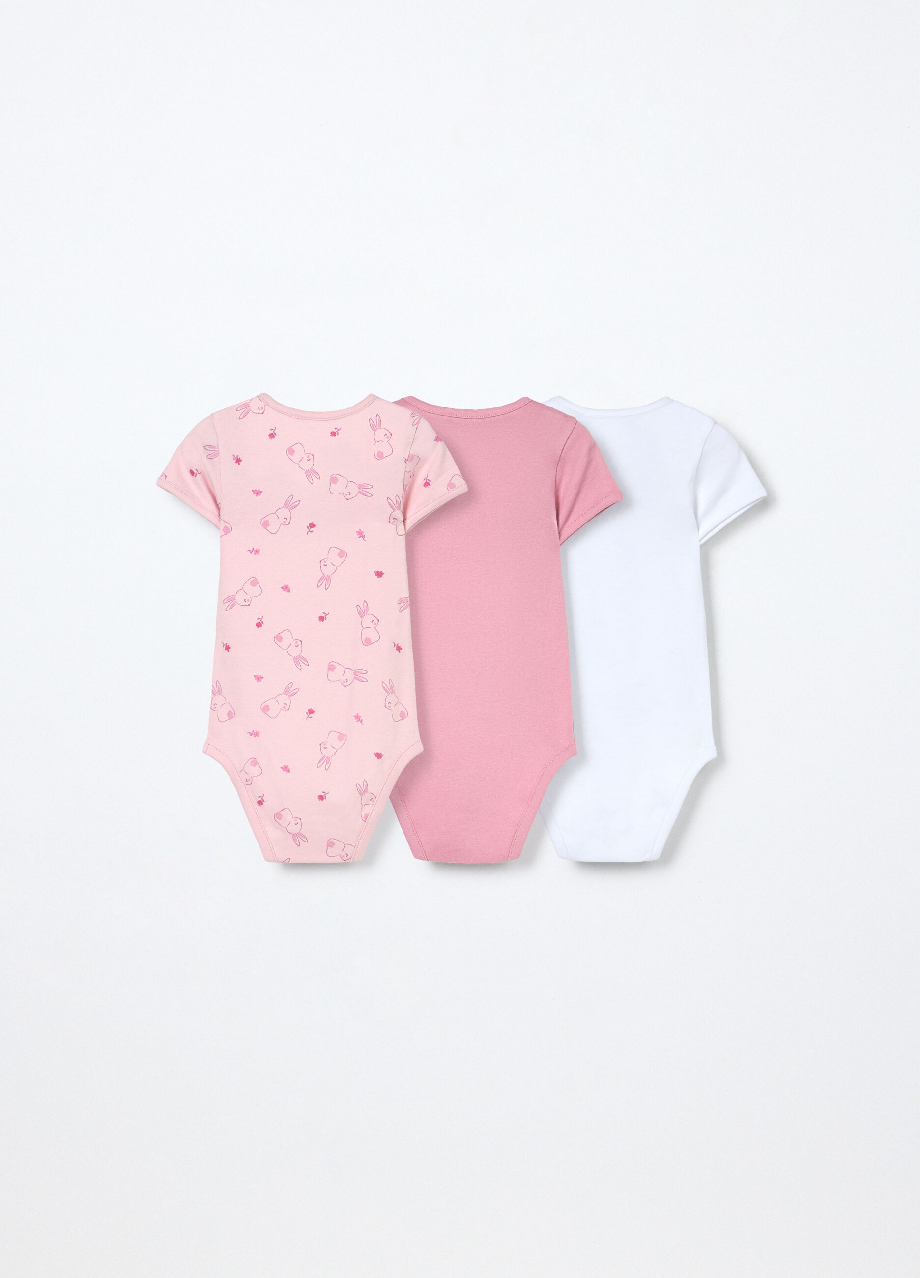 Pack 3 body in interlock di puro cotone neonata_1