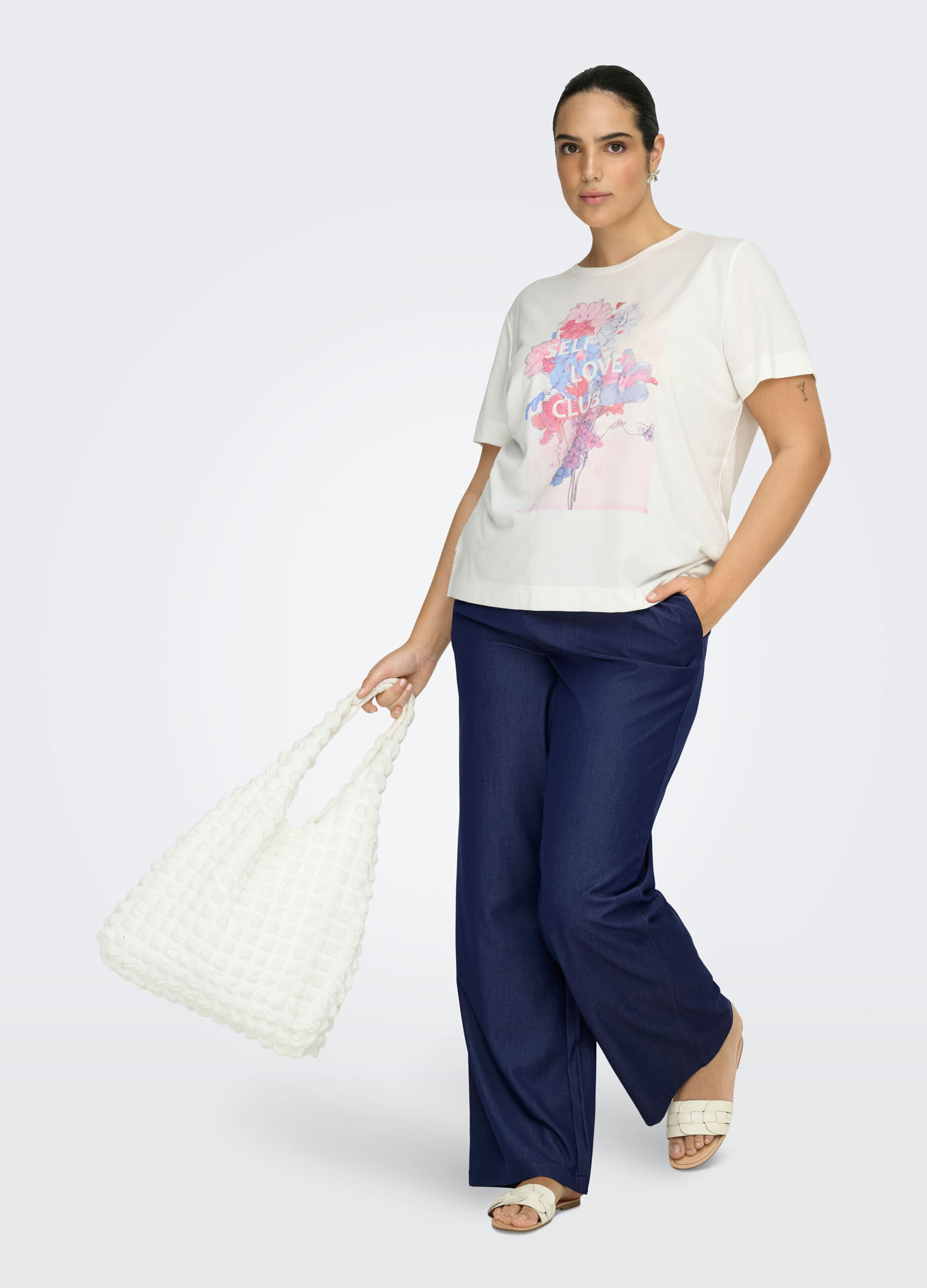 Pantaloni regular fit a gamba larga_2