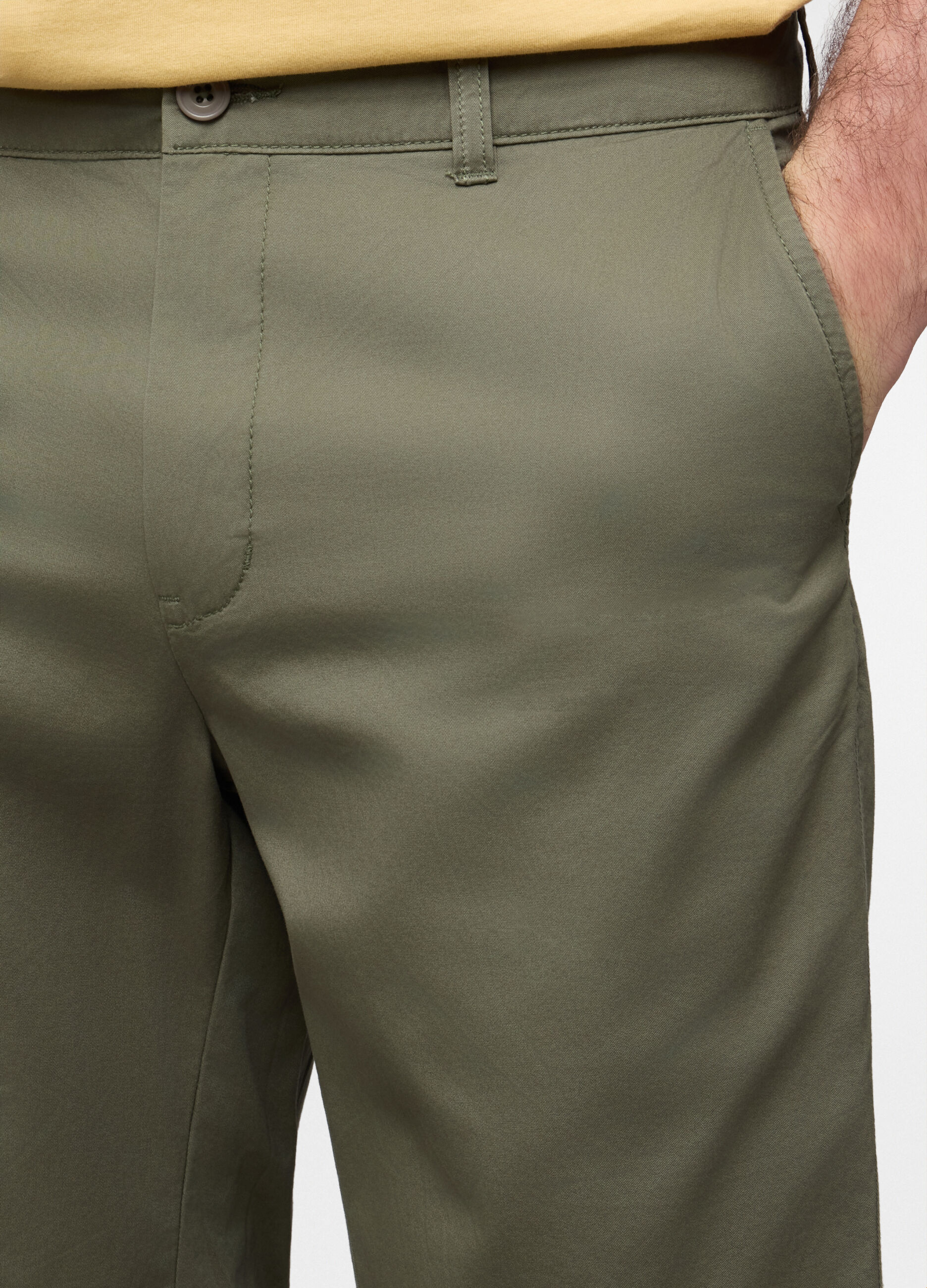 Bermuda in twill di cotone uomo_2