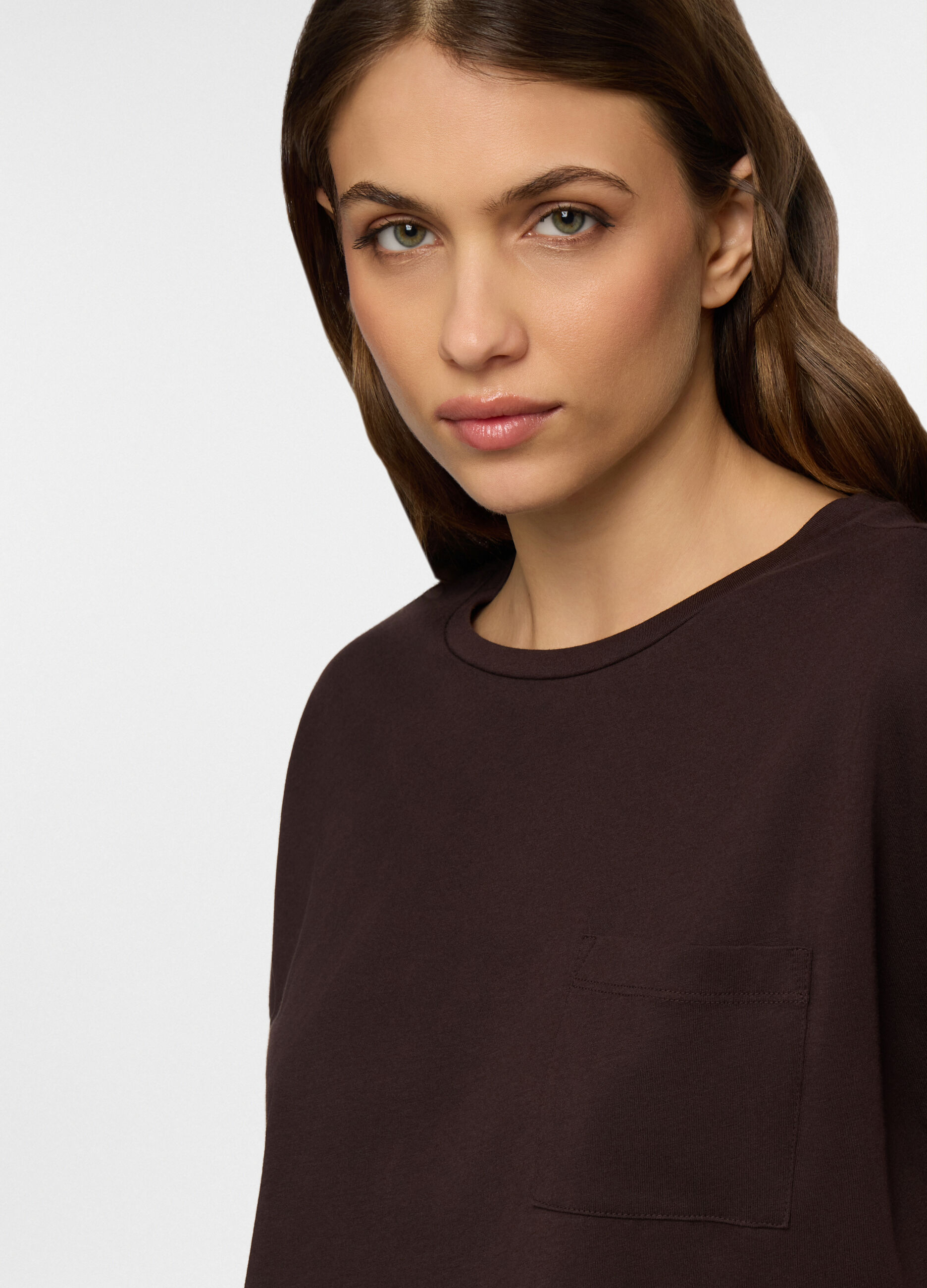 T-shirt girocollo donna_2