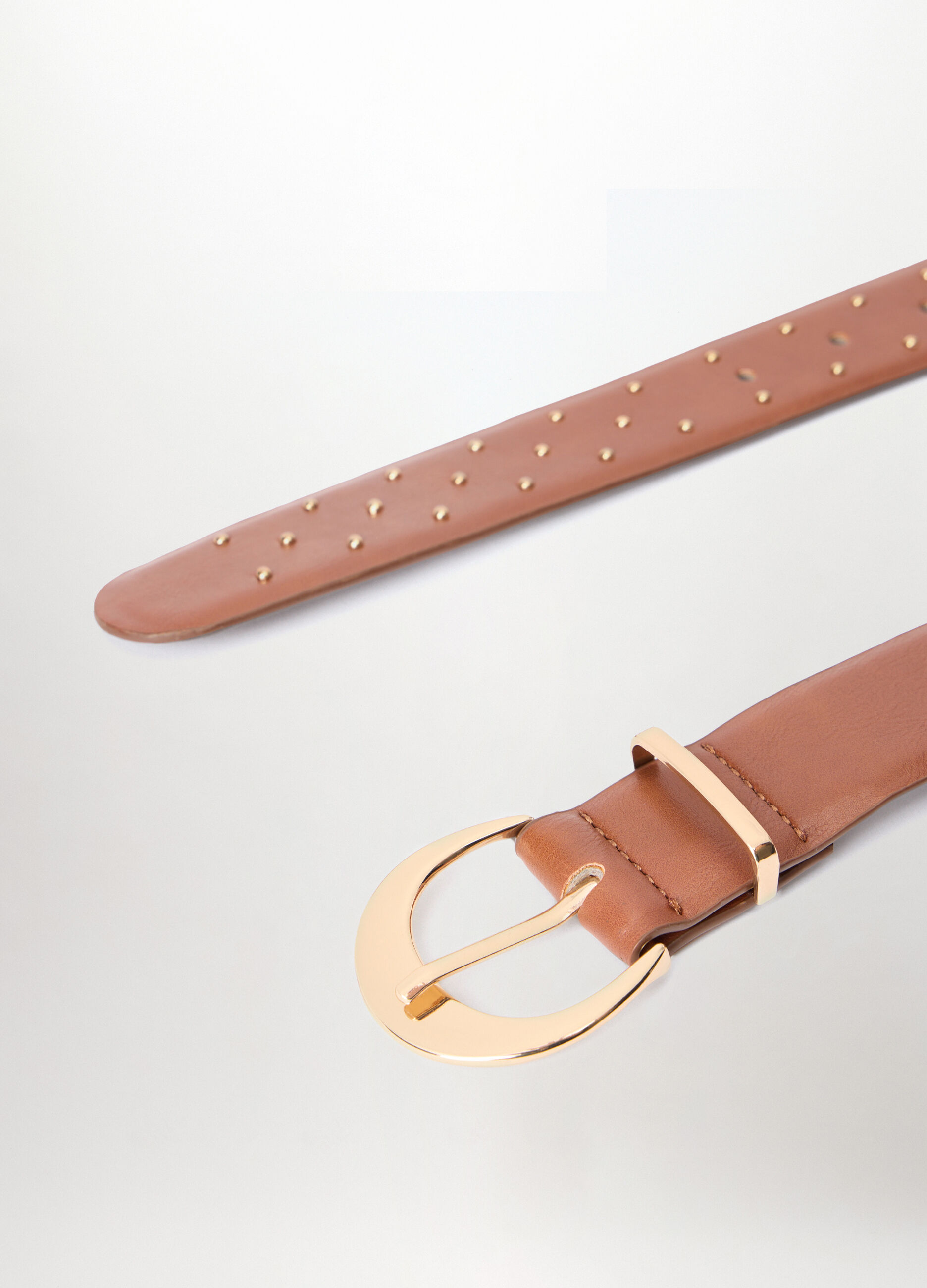 Cintura borchiata in ecopelle donna_1