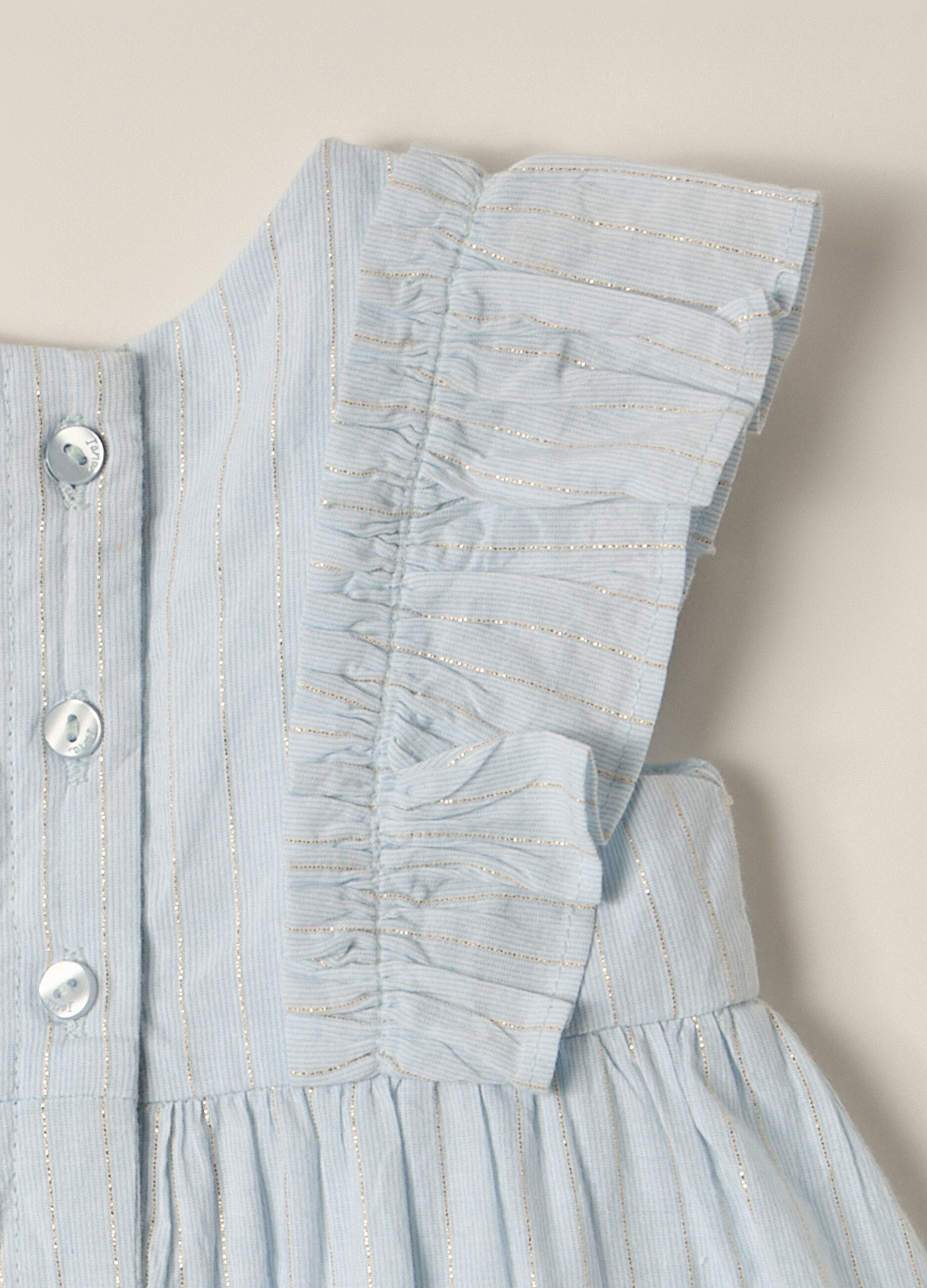 Set vestito + shorts in cotone con filo lurex IANA neonata_1