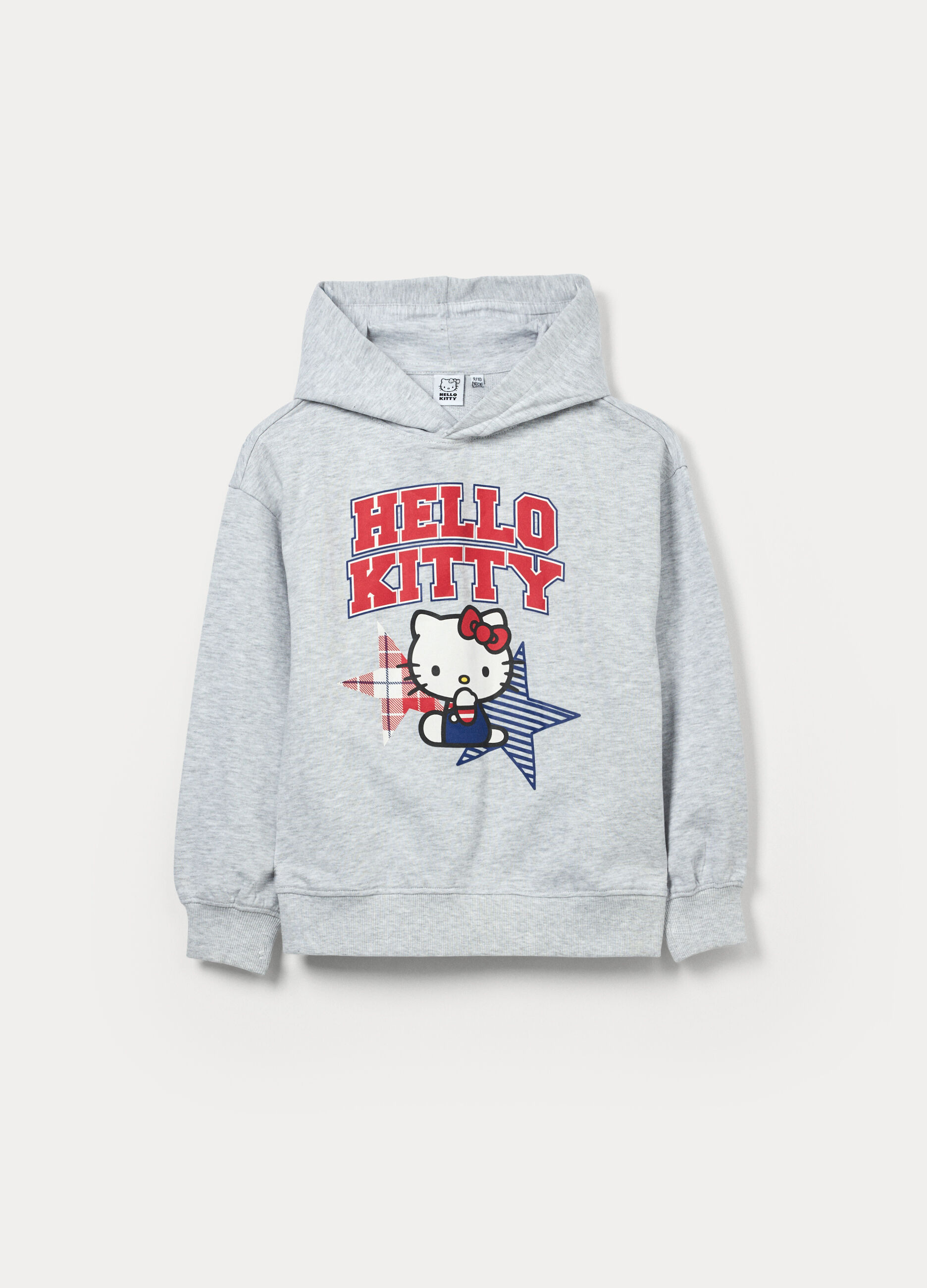 Felpa hello Kitty in french terry con cappuccio ragazza_0