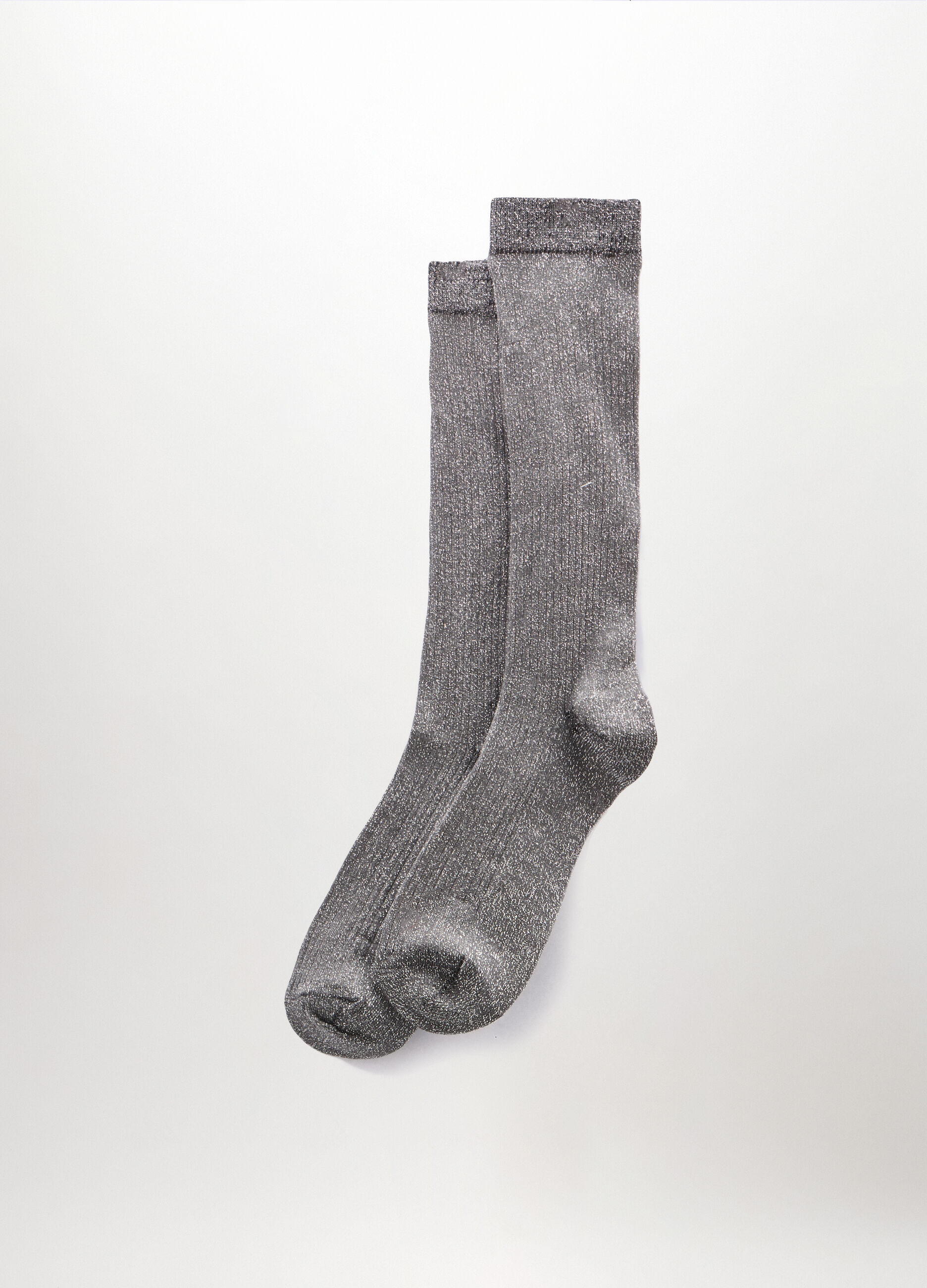 Calze lunghe con filo lurex donna_0